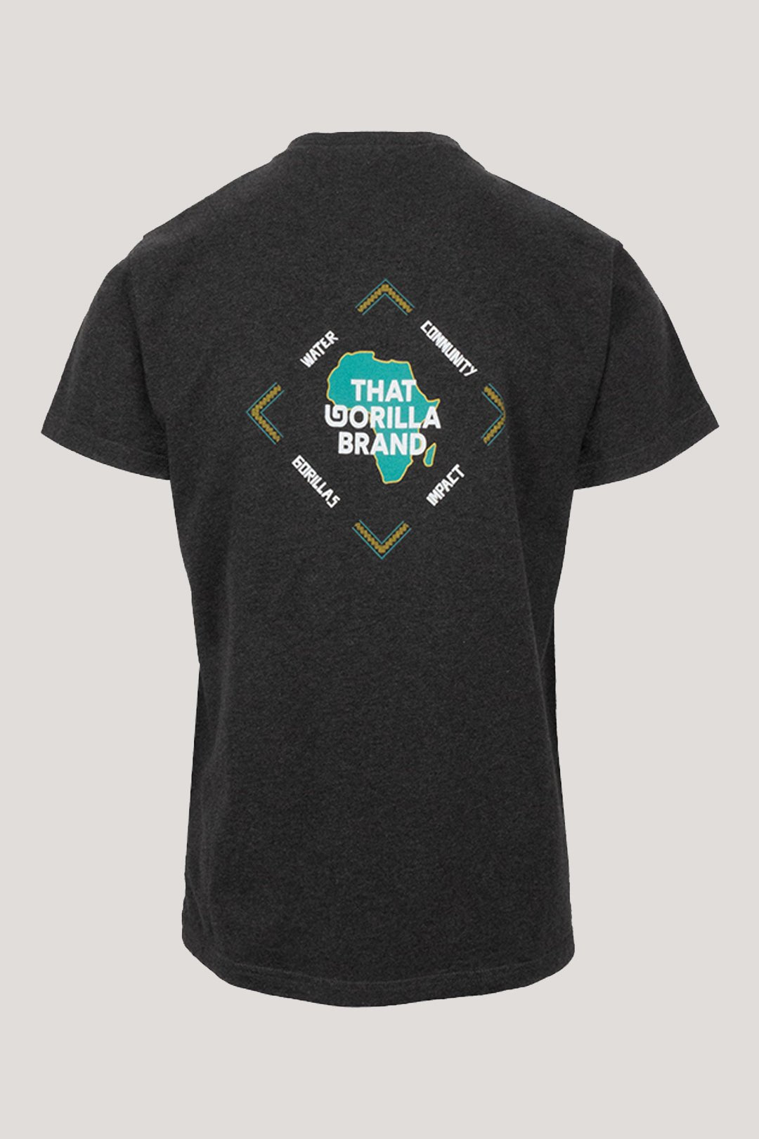 COMMUNITY POCKET T - CHARCOAL MELANGE - THAT GORILLA BRAND