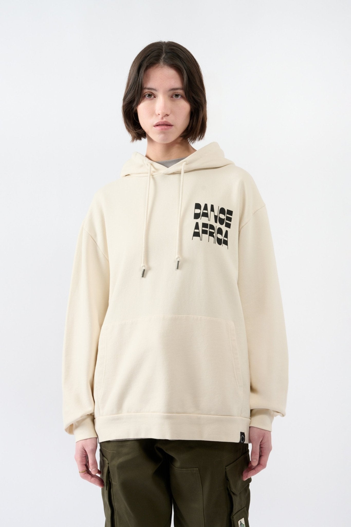 Dance Africa Hoodie - White - THAT GORILLA BRAND