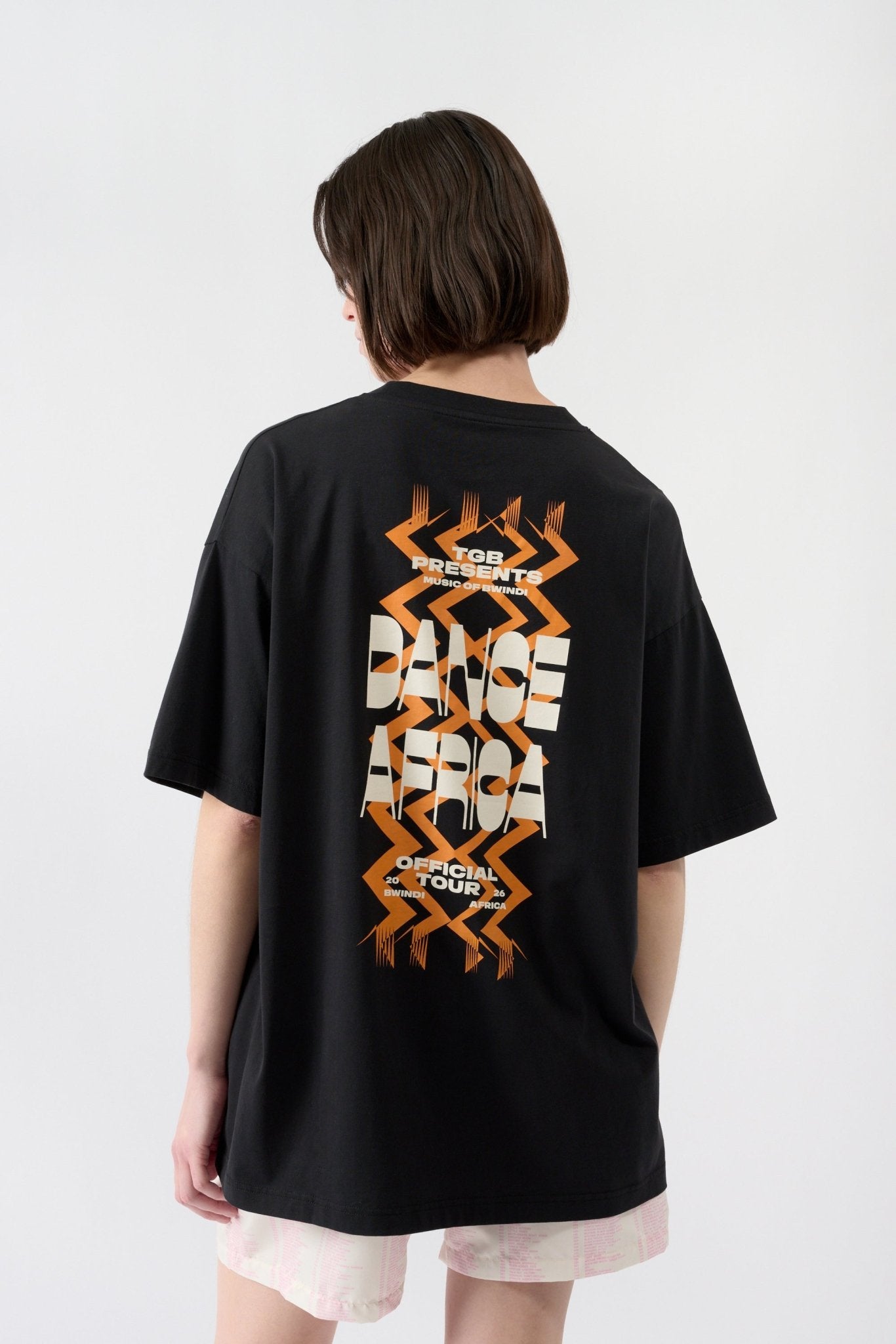 Dance Africa T-shirt - Black - THAT GORILLA BRAND