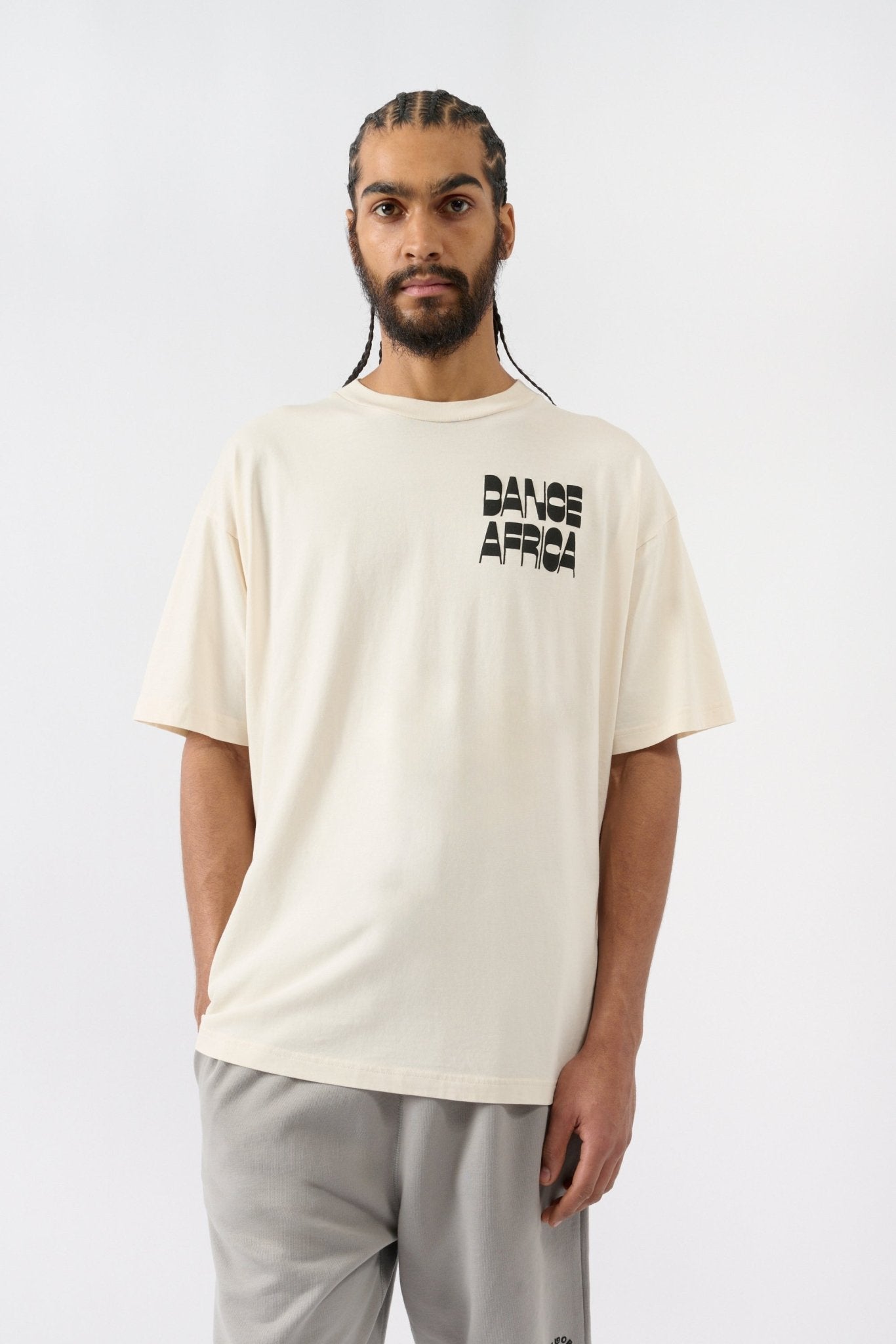 Dance Africa T-shirt - White - THAT GORILLA BRAND