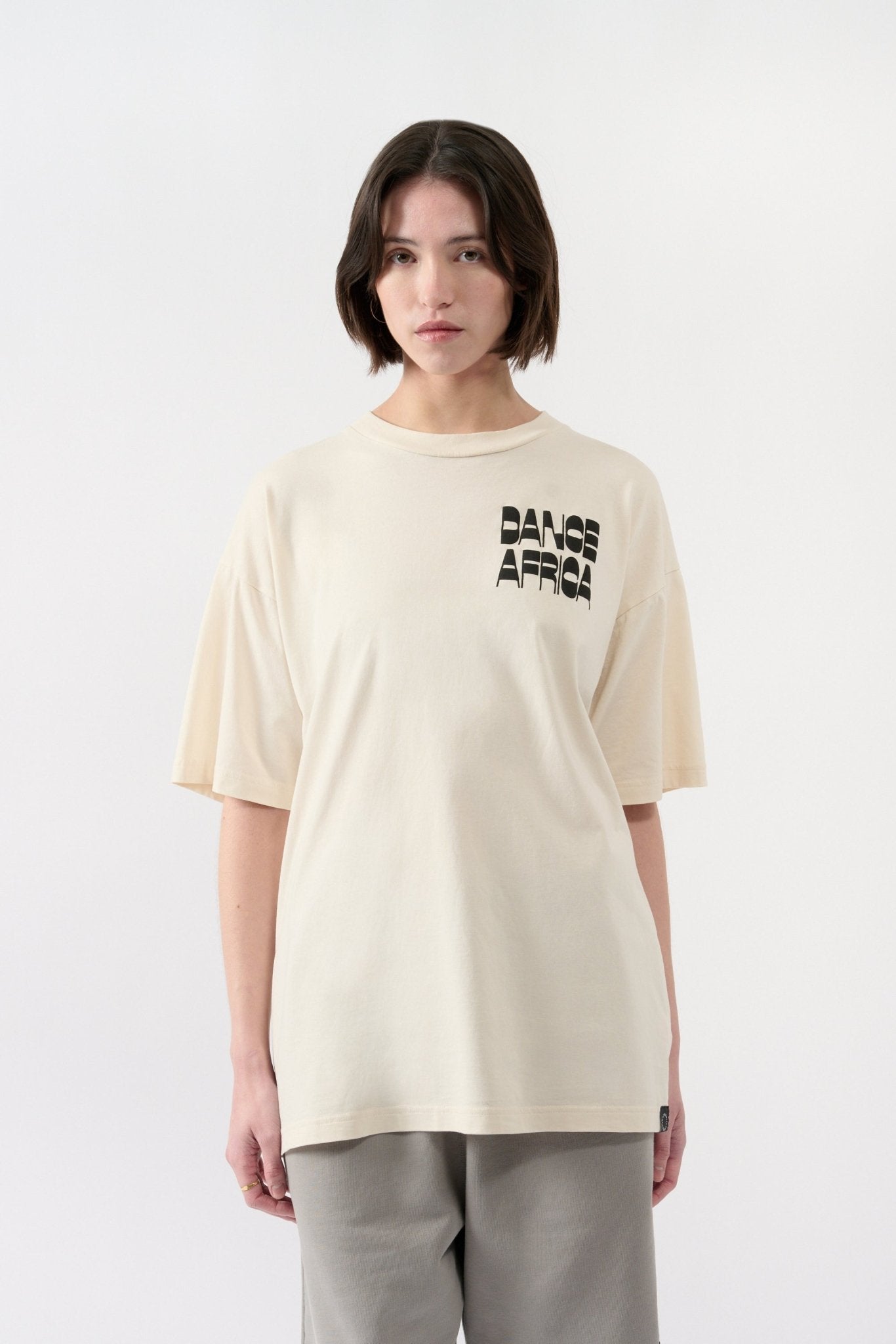 Dance Africa T-shirt - White - THAT GORILLA BRAND