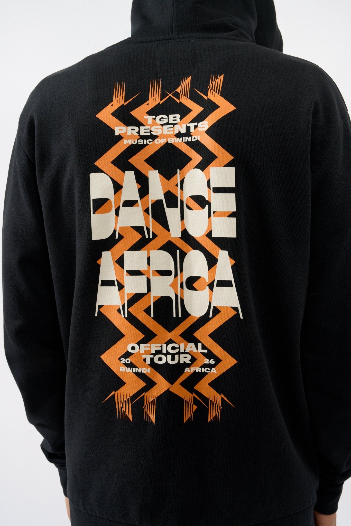 Dance Africa Zip Hoodie - Black - THAT GORILLA BRAND
