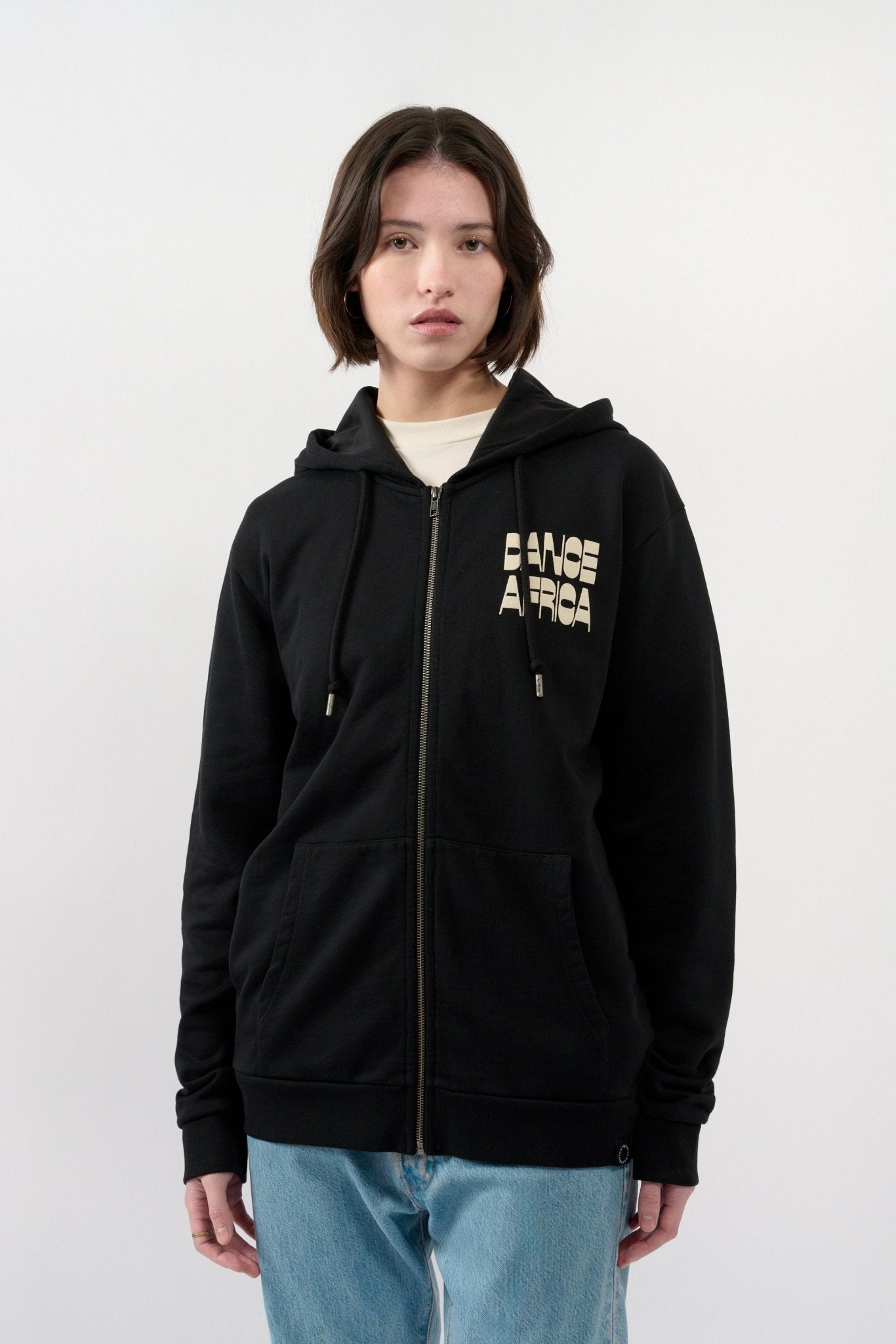 Dance Africa Zip Hoodie - Black - THAT GORILLA BRAND