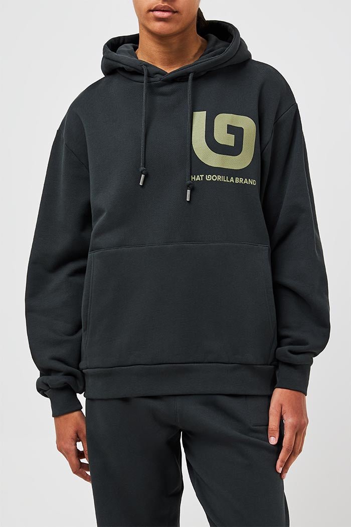 GORILLA FIST HOODIE - BLACK - THAT GORILLA BRAND