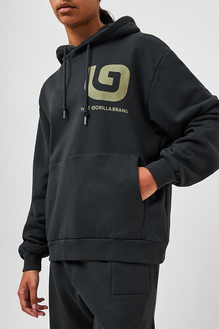 GORILLA FIST HOODIE - BLACK - THAT GORILLA BRAND