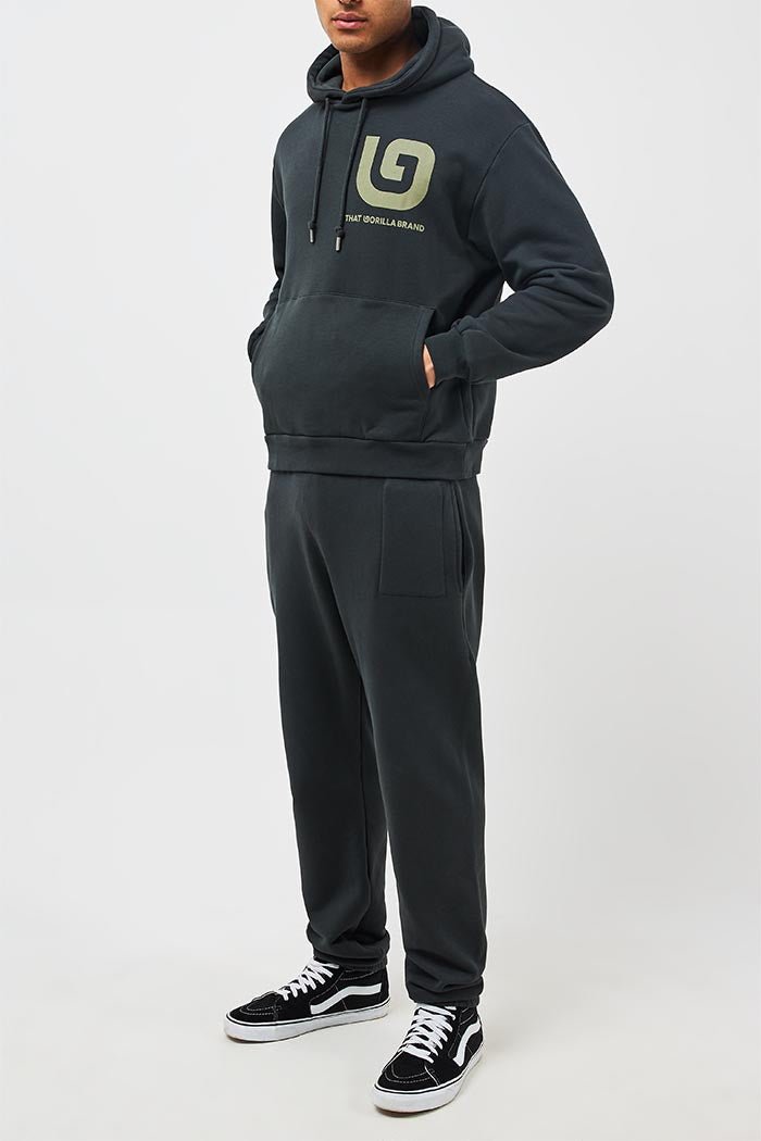 GORILLA FIST HOODY - BLACK - THAT GORILLA BRAND