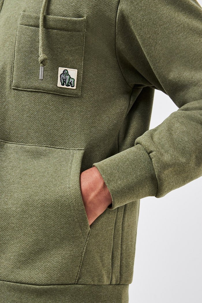 GORILLA ZIP HOODIE - ROCK - THAT GORILLA BRAND