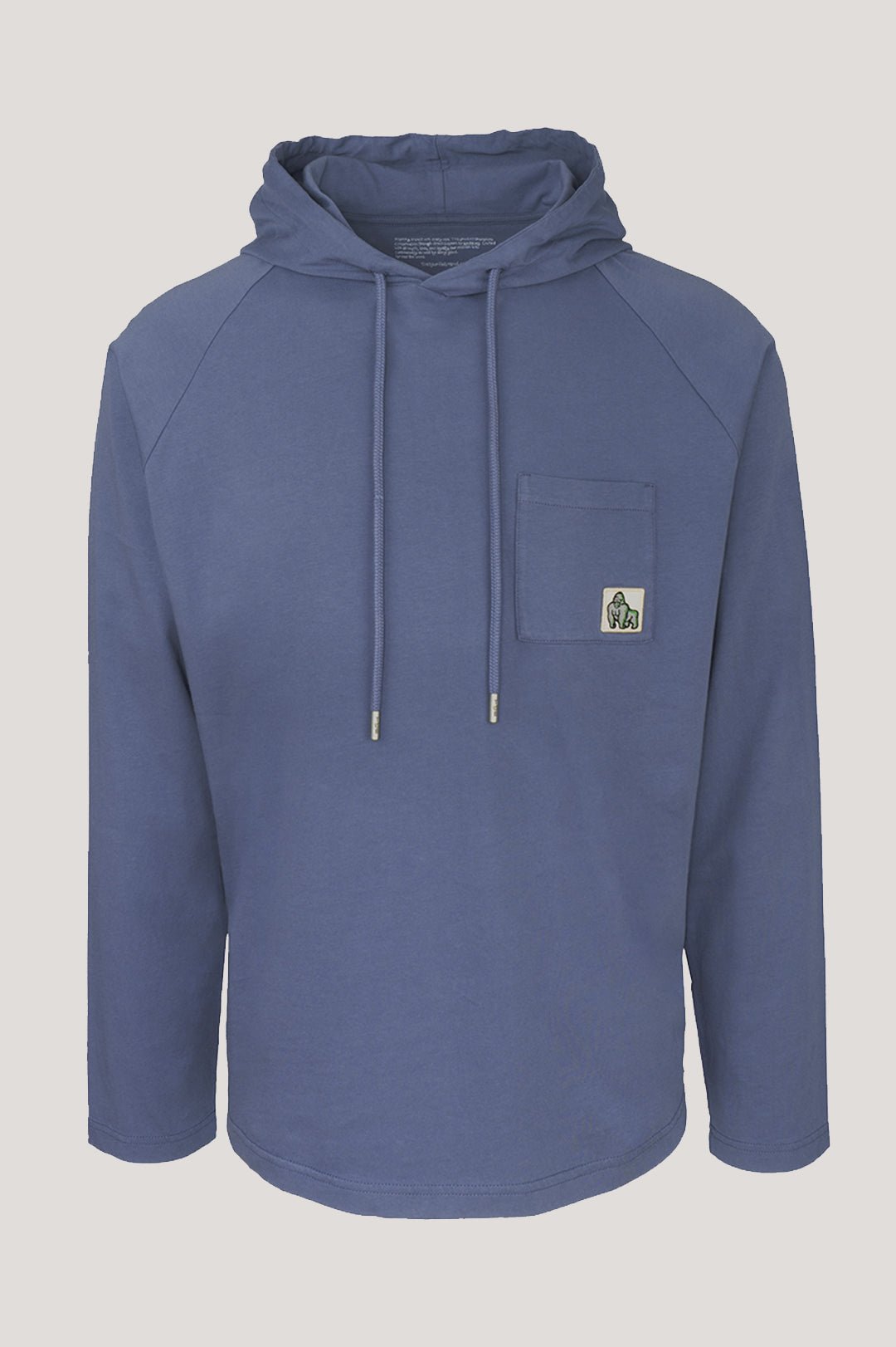 LIGHTWEIGHT SUMMER HOODY - INDIGO - THAT GORILLA BRAND