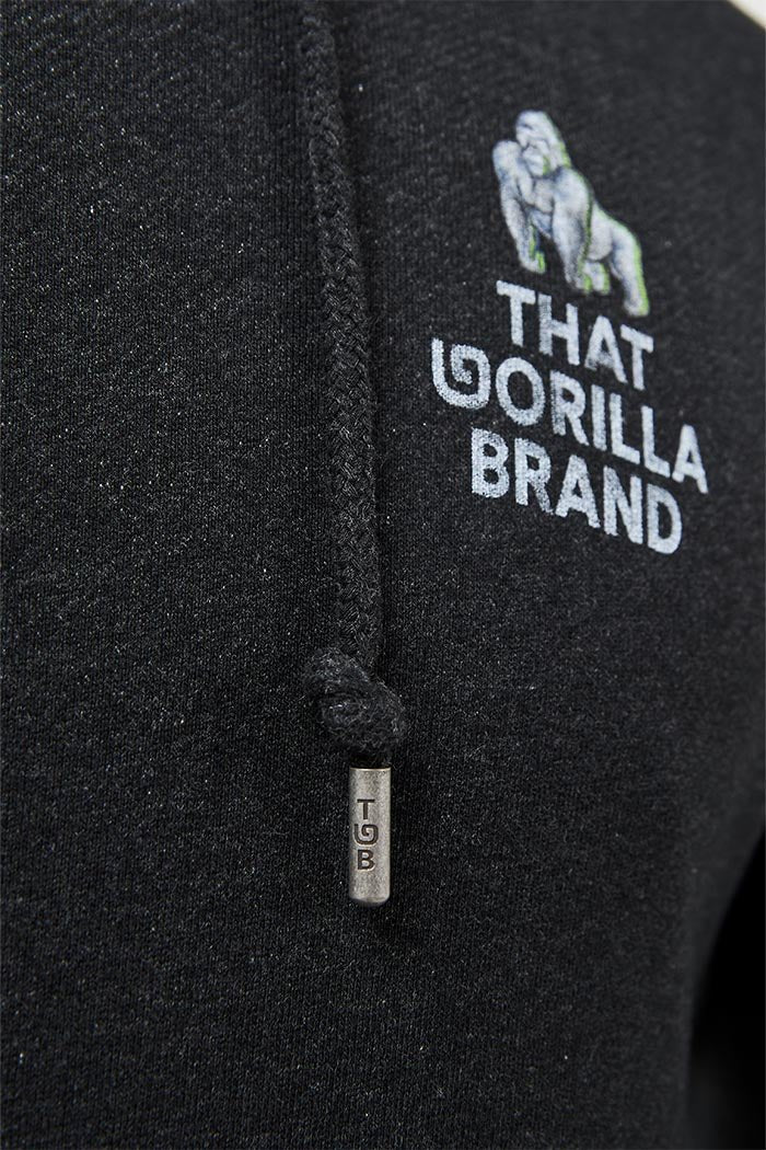 LOGO HOODIE - BLACK - THAT GORILLA BRAND