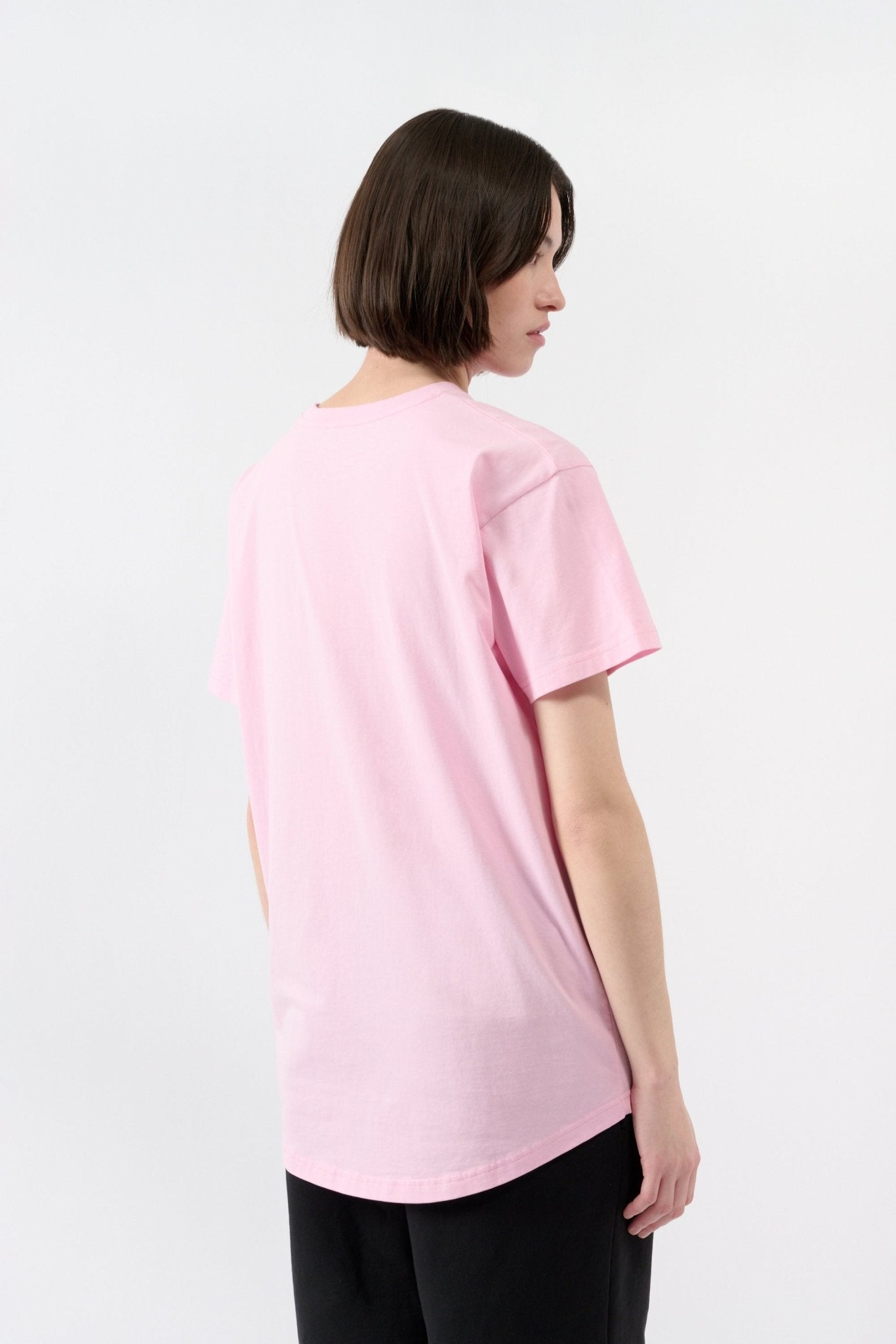 Mini Embroidery T-shirt - Pink - THAT GORILLA BRAND