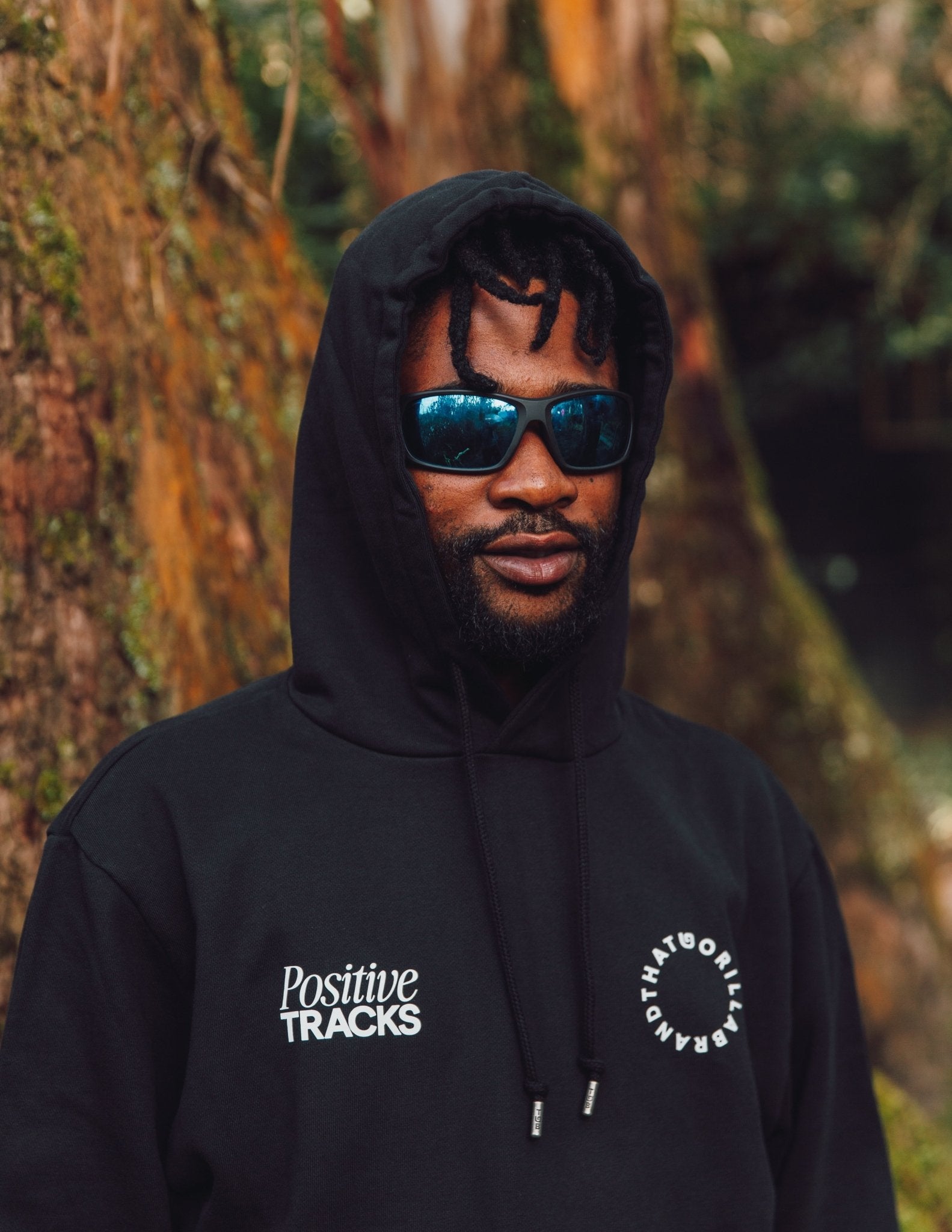 On the Ground: Uganda Hoodie - Black - THAT GORILLA BRAND