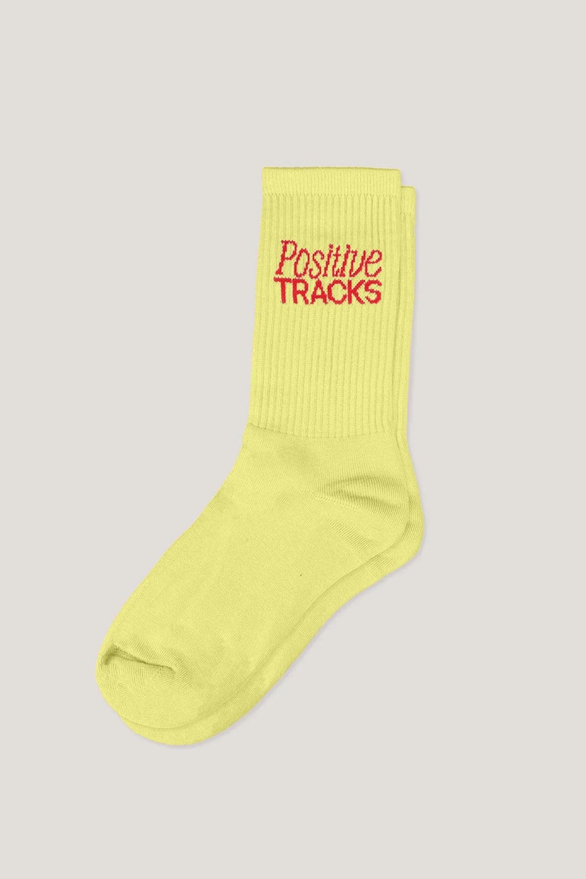 Positive Tracks Socks - Yellow - THAT GORILLA BRAND