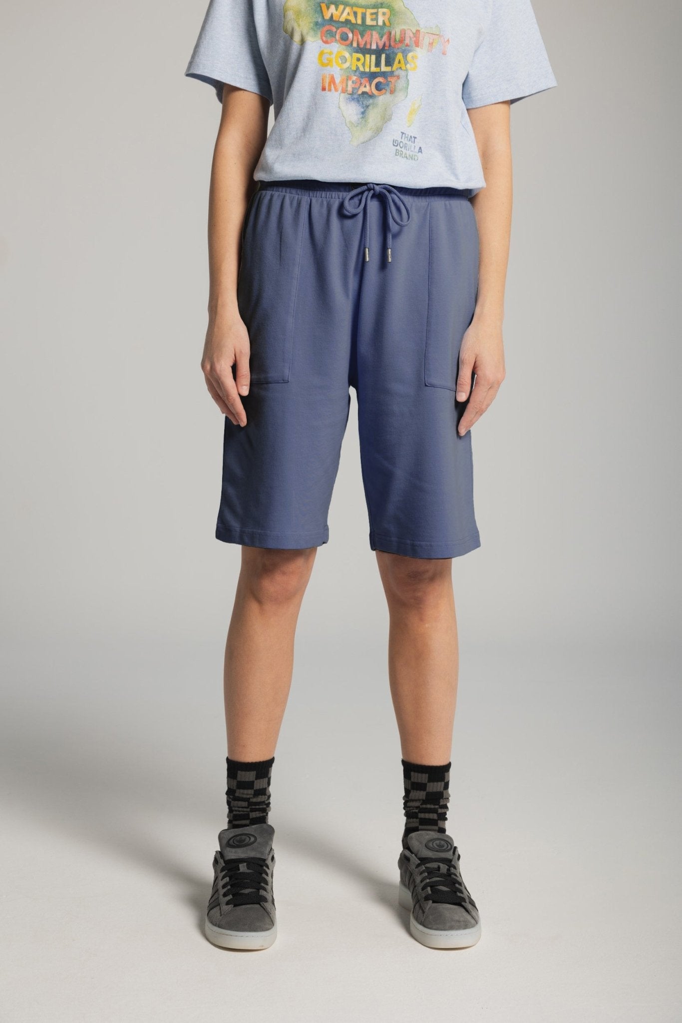 SHORTS - INDIGO - THAT GORILLA BRAND