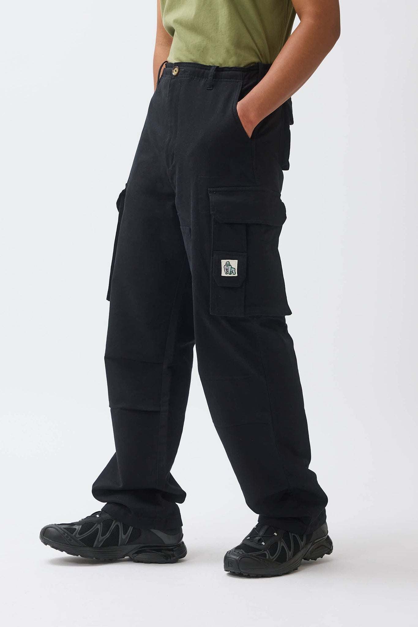 SOFT RANGER CARGO PANTS - BLACK - THAT GORILLA BRAND