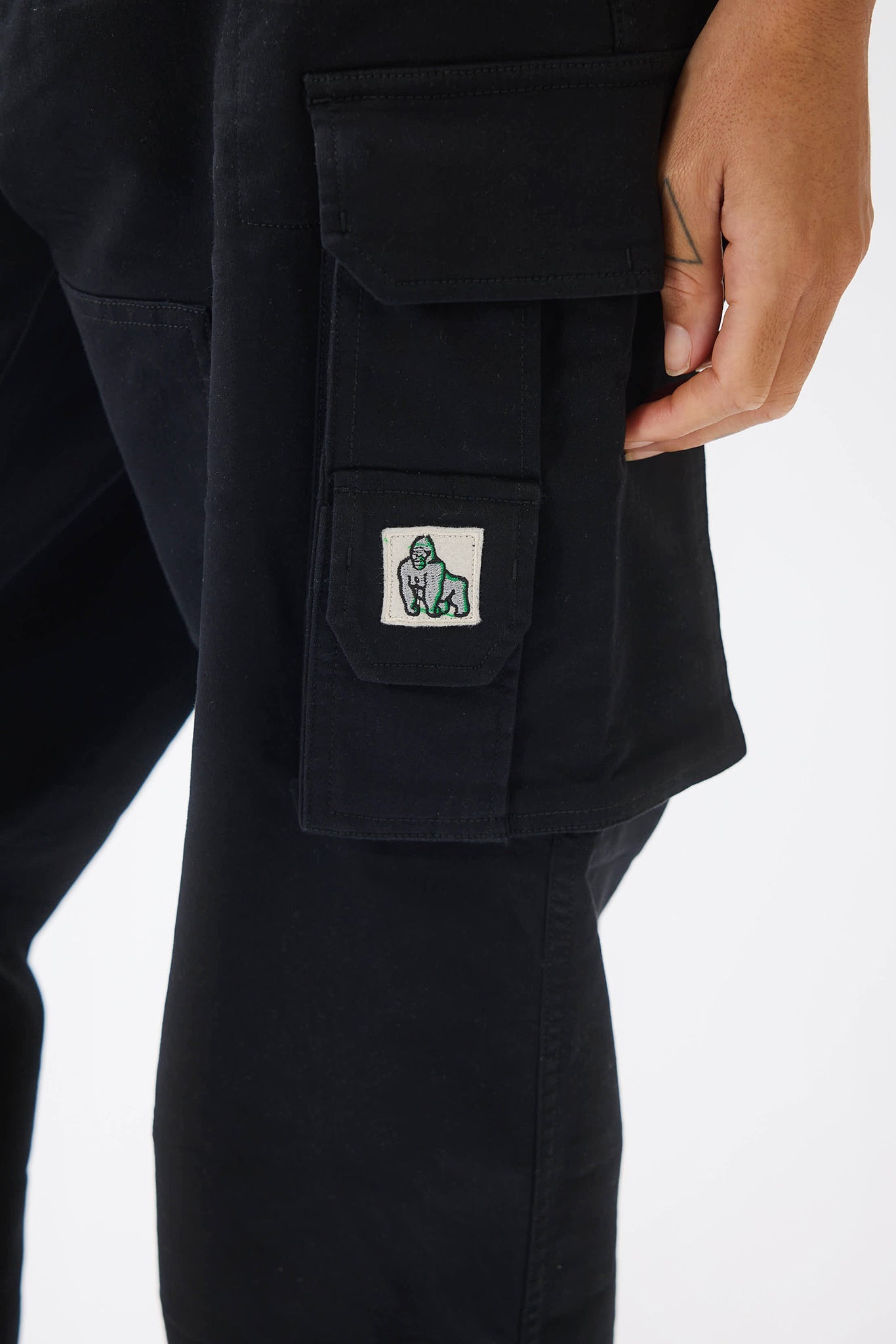 SOFT RANGER CARGO PANTS - BLACK - THAT GORILLA BRAND