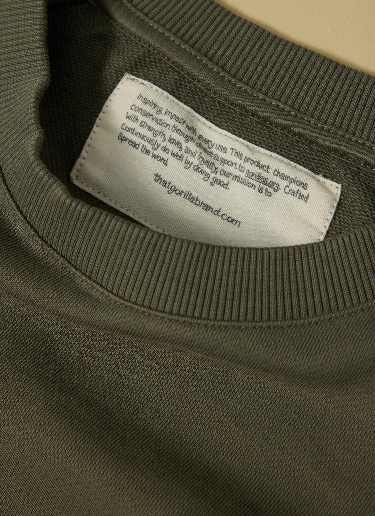 TGB x JAMES GOLDCROWN RAGLAN LONG SLEEVE POCKET T - SHIRT - ROCK - THAT GORILLA BRAND