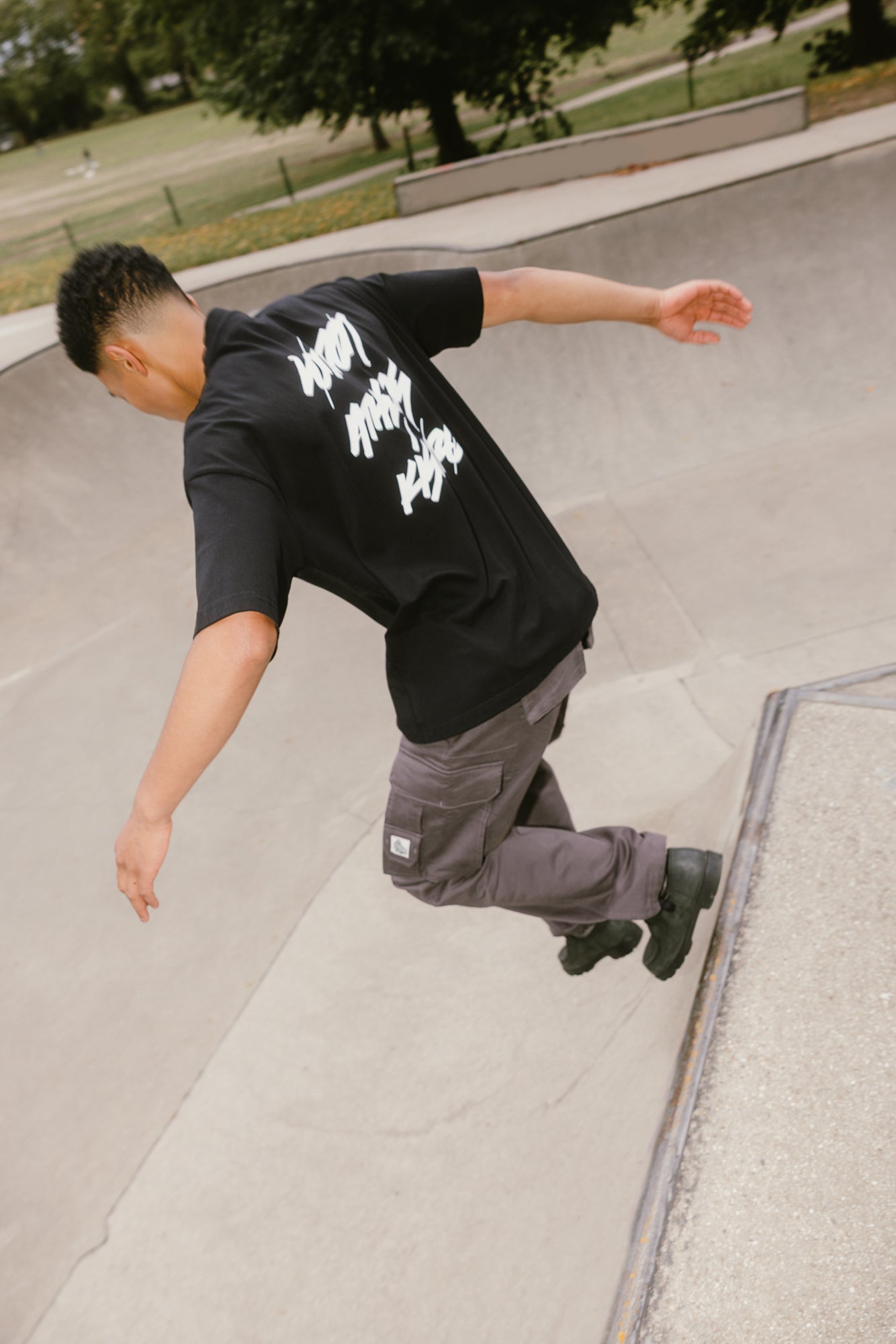 TGB x JK5 LONDON - ATHENS - KISORO T - SHIRT - BLACK - THAT GORILLA BRAND