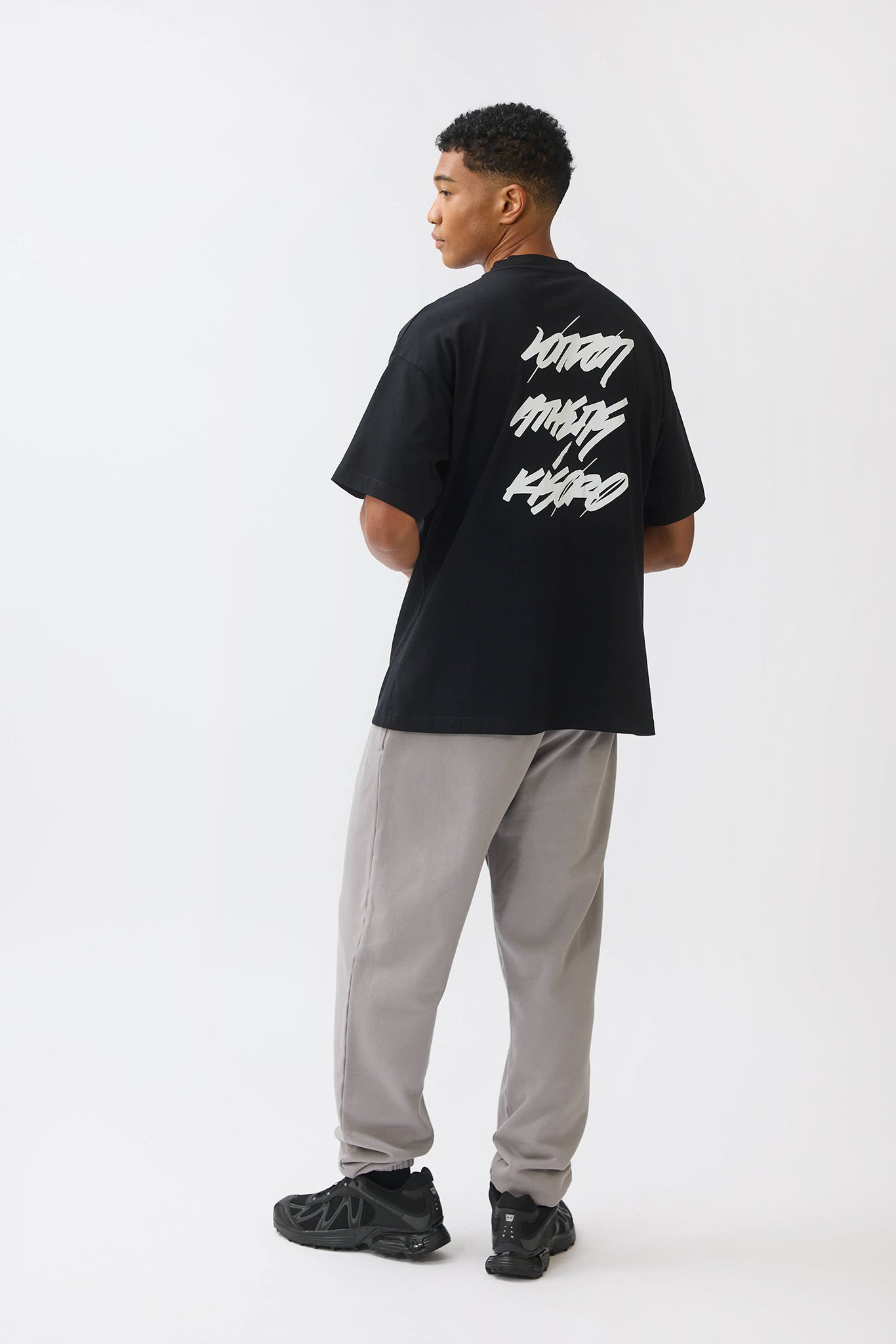 TGB x JK5 LONDON - ATHENS - KISORO T - SHIRT - BLACK - THAT GORILLA BRAND