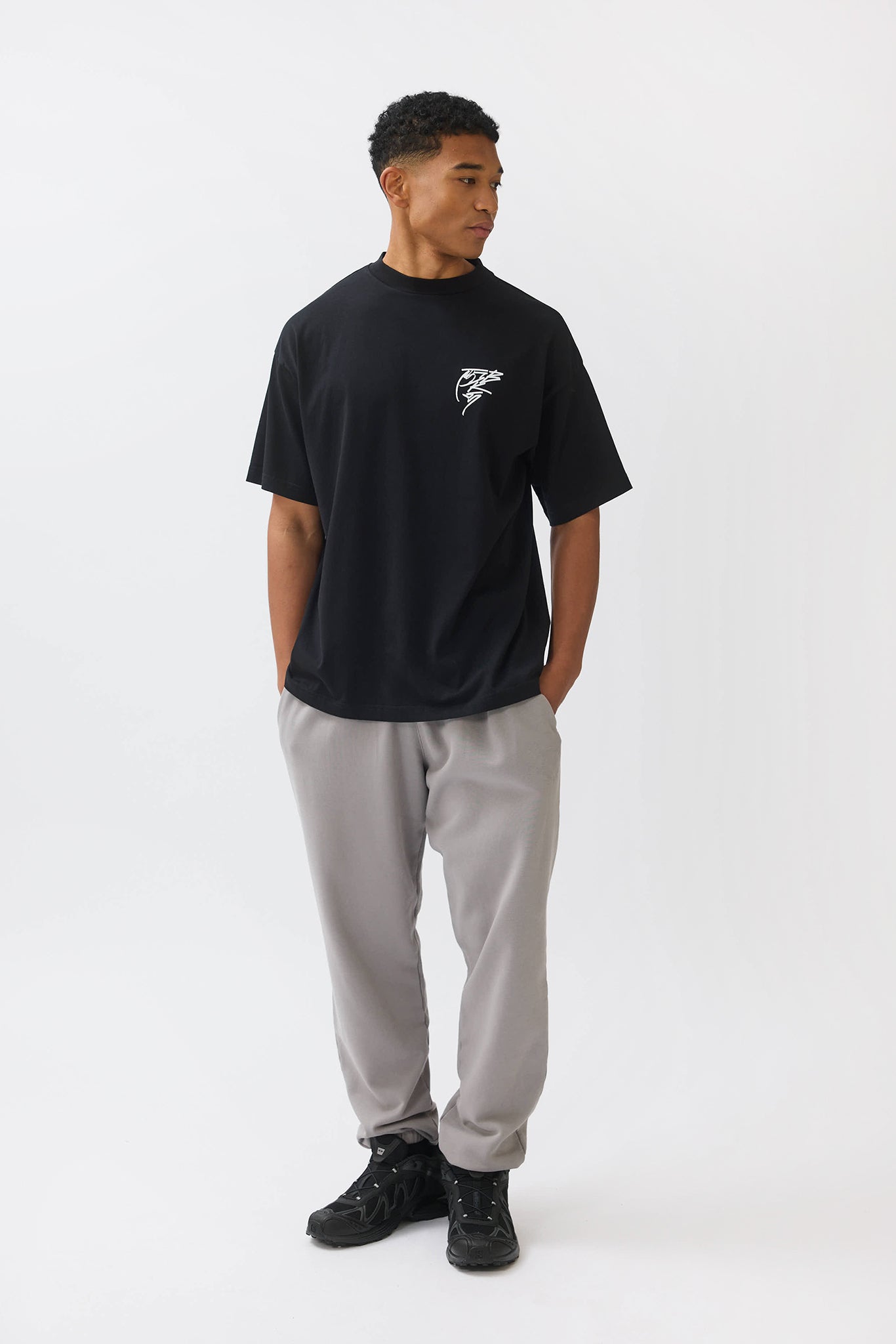 TGB x JK5 LONDON - ATHENS - KISORO T - SHIRT - BLACK - THAT GORILLA BRAND