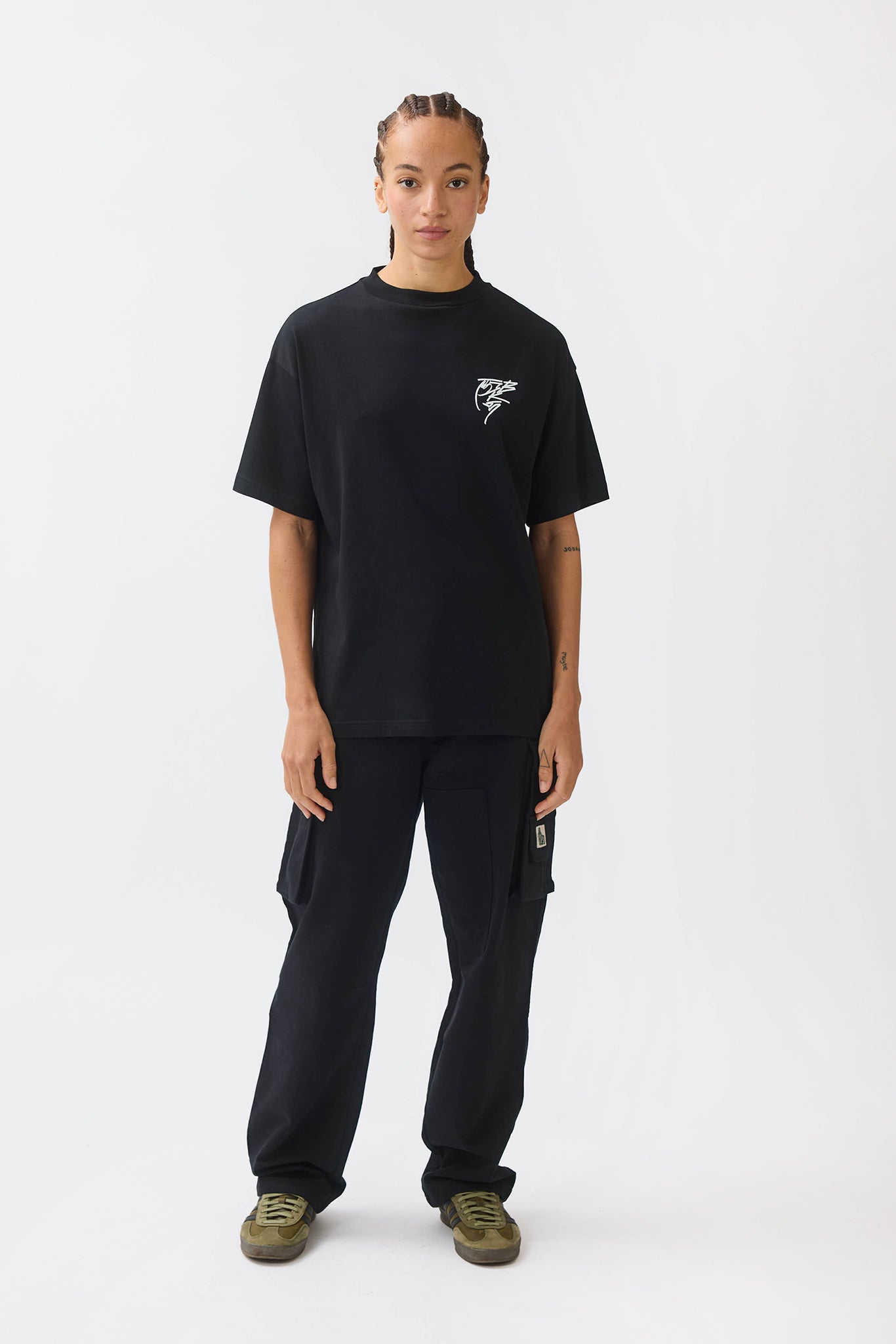 TGB x JK5 LONDON - ATHENS - KISORO T - SHIRT - BLACK - THAT GORILLA BRAND