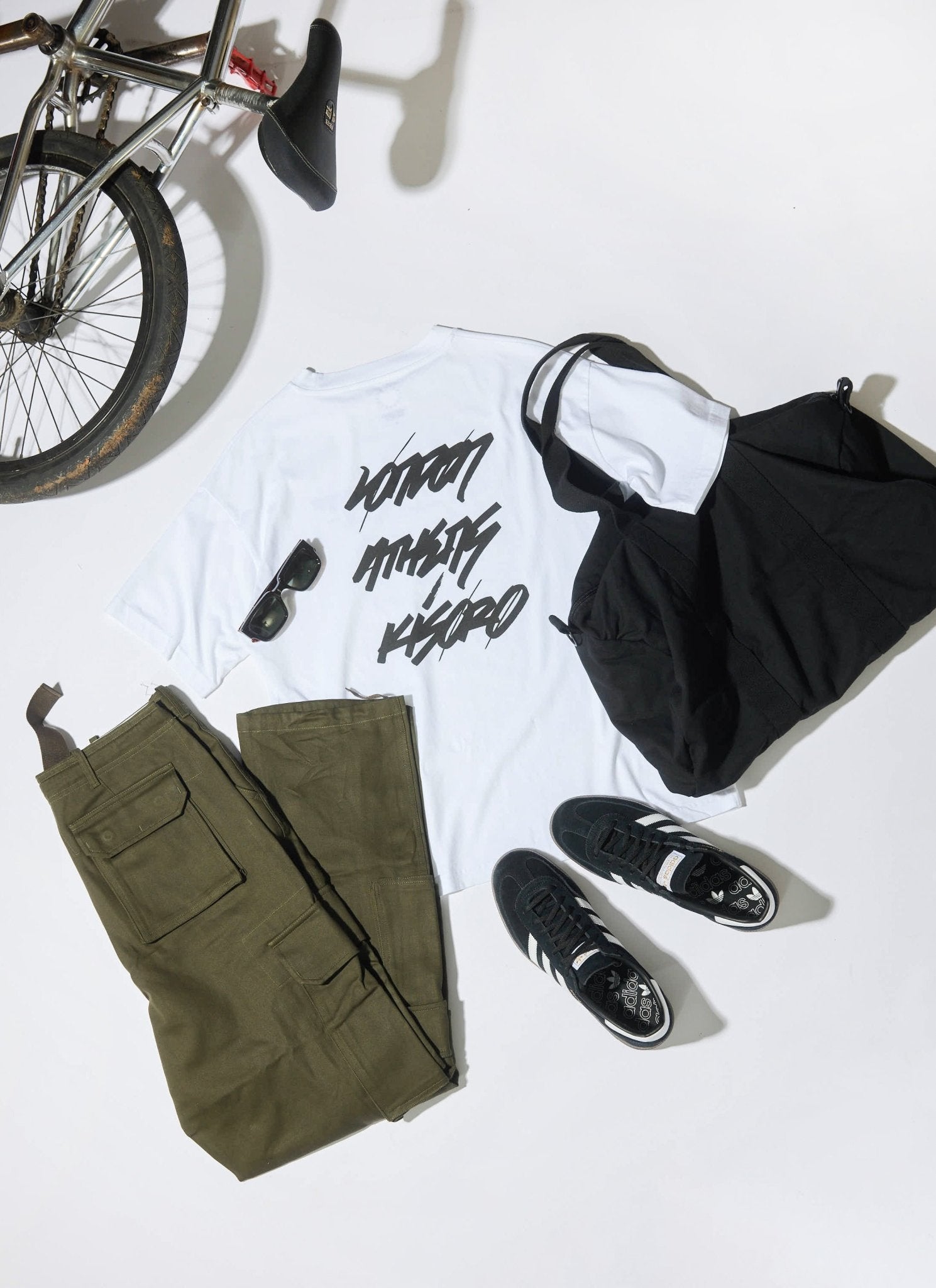 TGB x JK5 LONDON - ATHENS - KISORO T - SHIRT - WHITE - THAT GORILLA BRAND