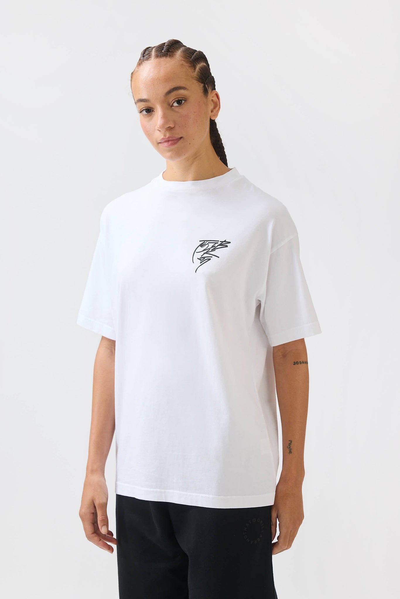 TGB x JK5 LONDON - ATHENS - KISORO T - SHIRT - WHITE - THAT GORILLA BRAND