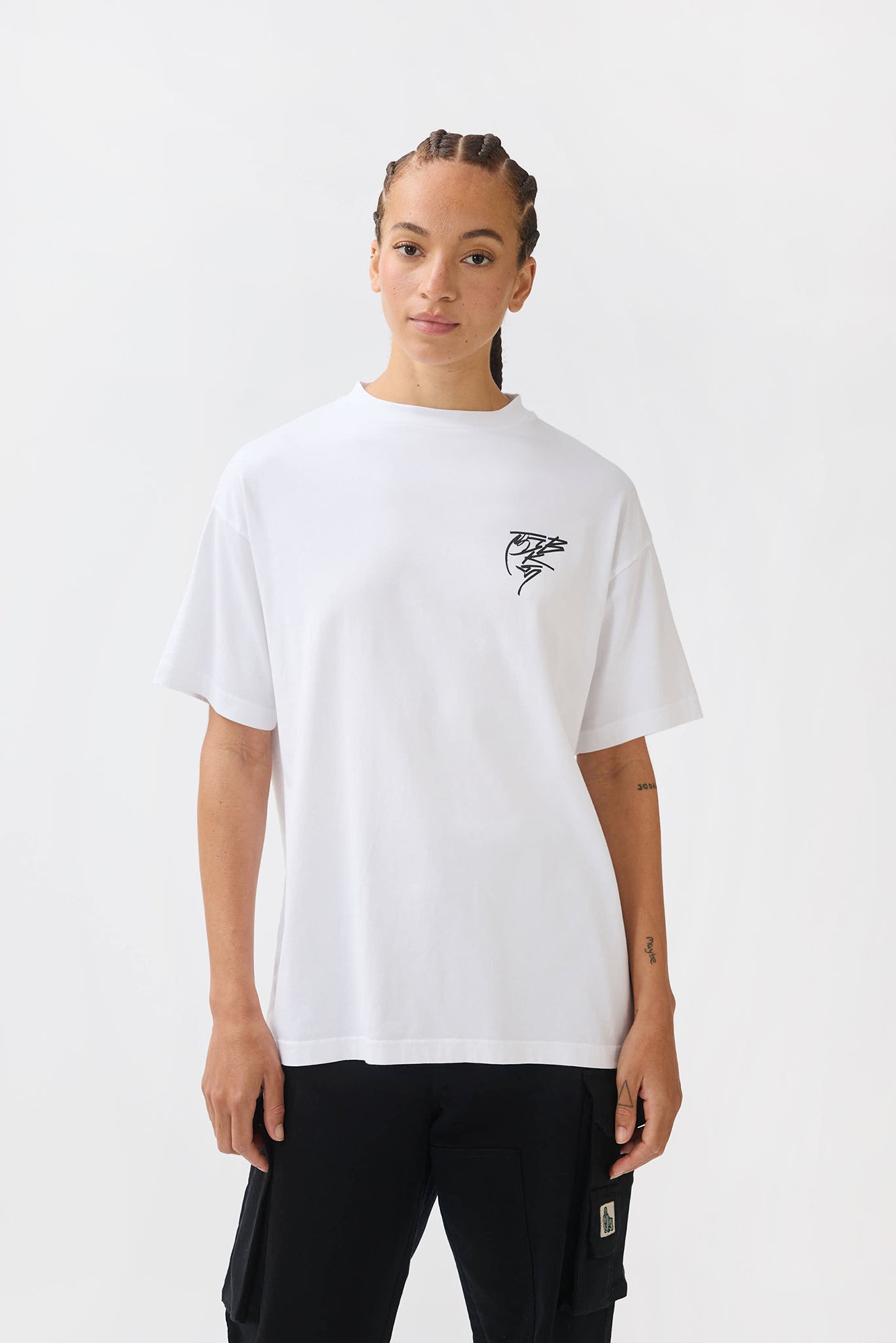TGB x JK5 SHINE A LIGHT T - SHIRT - WHITE - THAT GORILLA BRAND