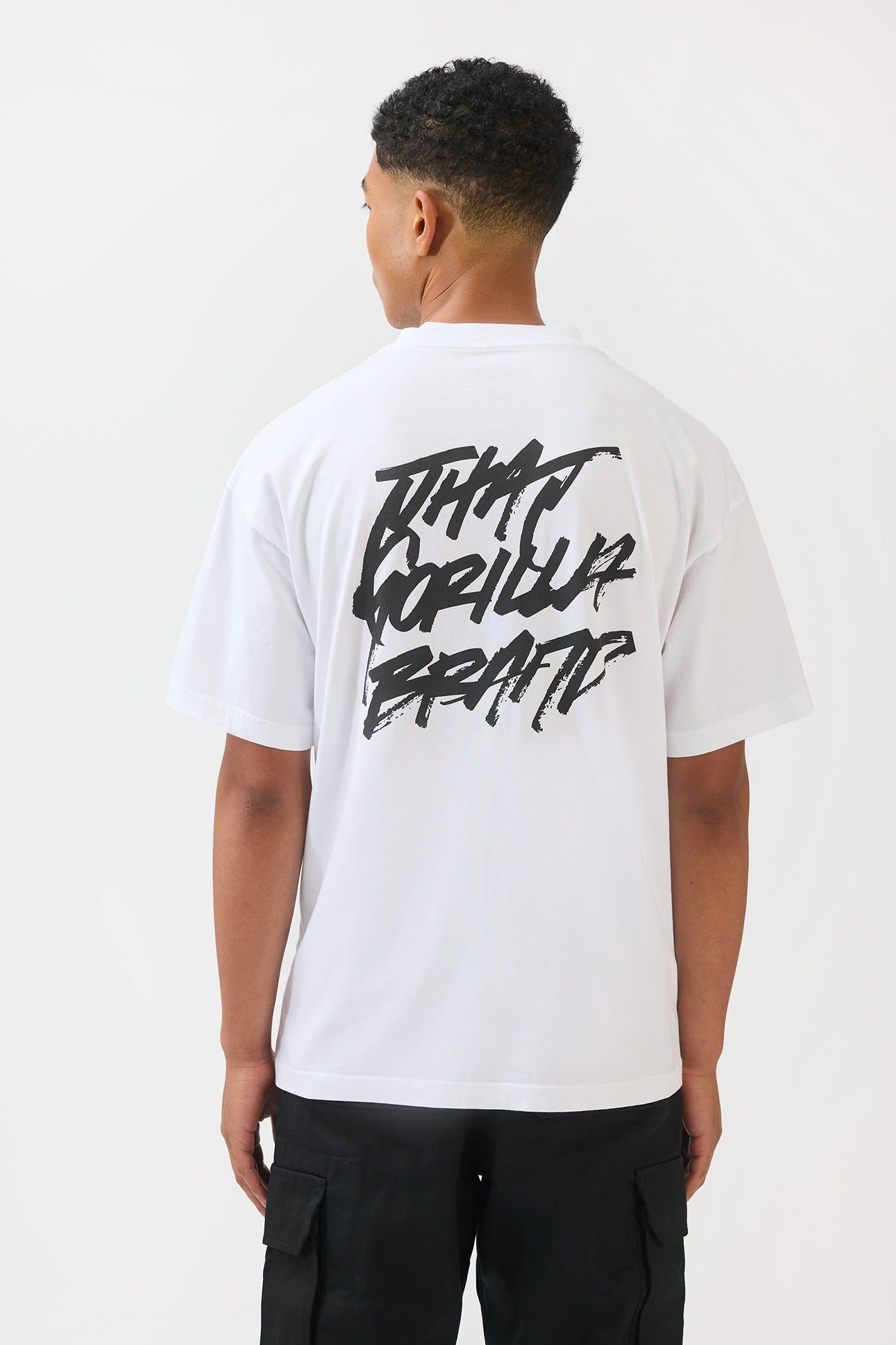 TGB x JK5 THAT GORILLA BRAND T - SHIRT - WHITE - THAT GORILLA BRAND