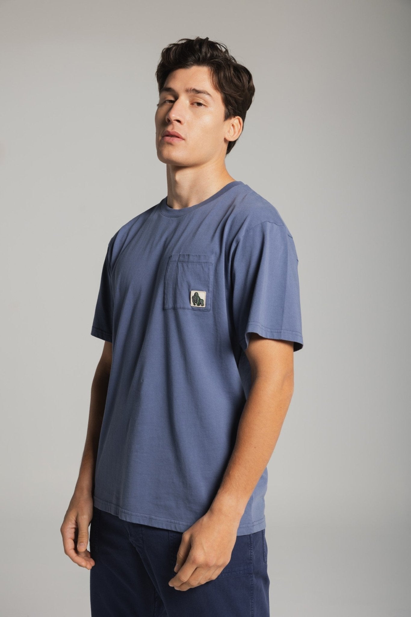 UTILITY POCKET T LIGHTWEIGHT - INDIGO - THAT GORILLA BRAND