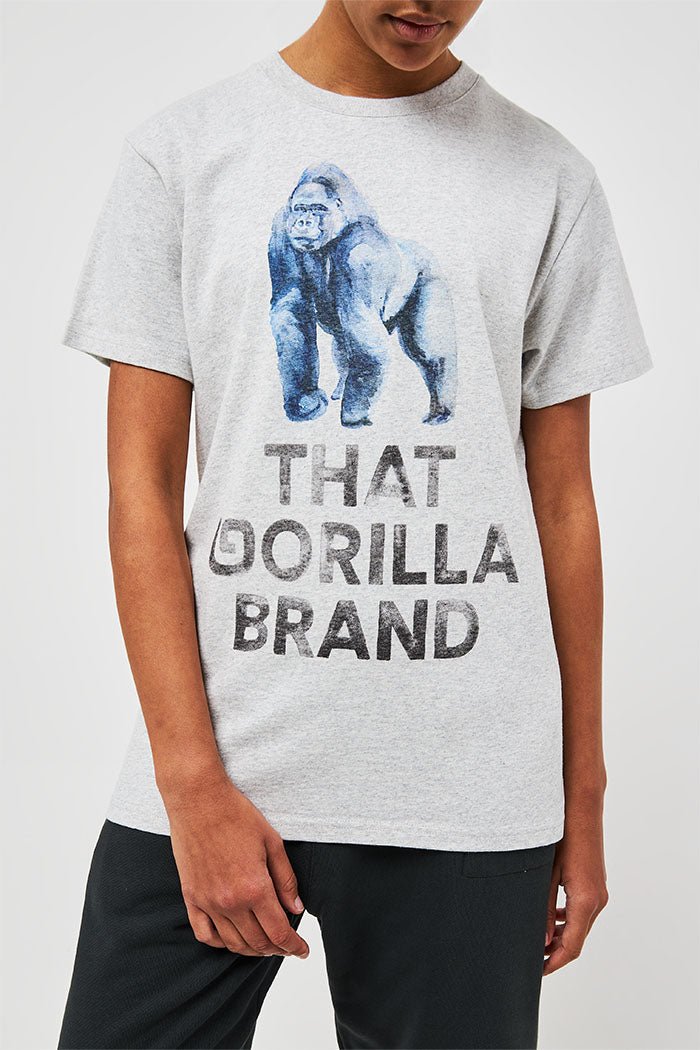 WATERCOLOUR GORILLA T - OAT - THAT GORILLA BRAND