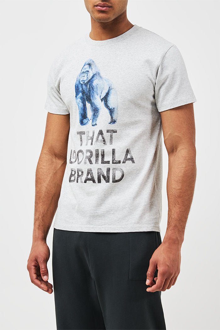 WATERCOLOUR GORILLA T - OAT - THAT GORILLA BRAND