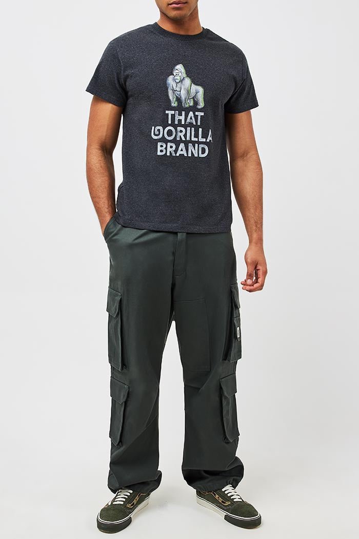 WATERCOLOUR LOGO T - BLACK - THAT GORILLA BRAND