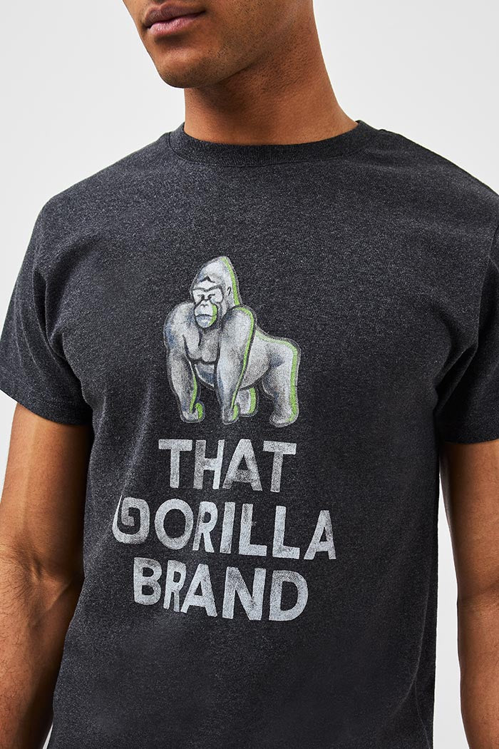WATERCOLOUR LOGO T - BLACK - THAT GORILLA BRAND