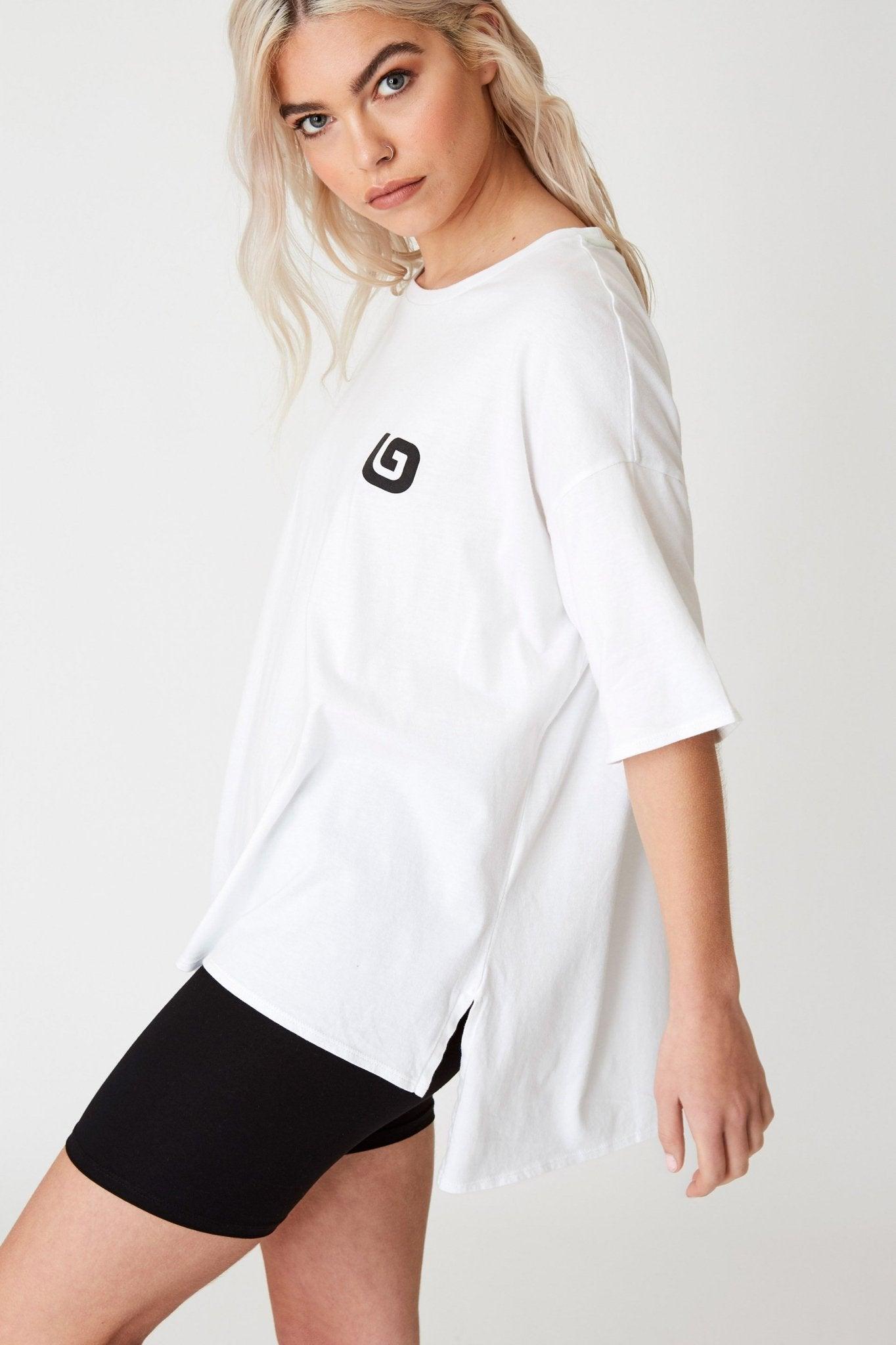 BWINDI 'G' OVERSIZED T - WHITE - THAT GORILLA BRAND