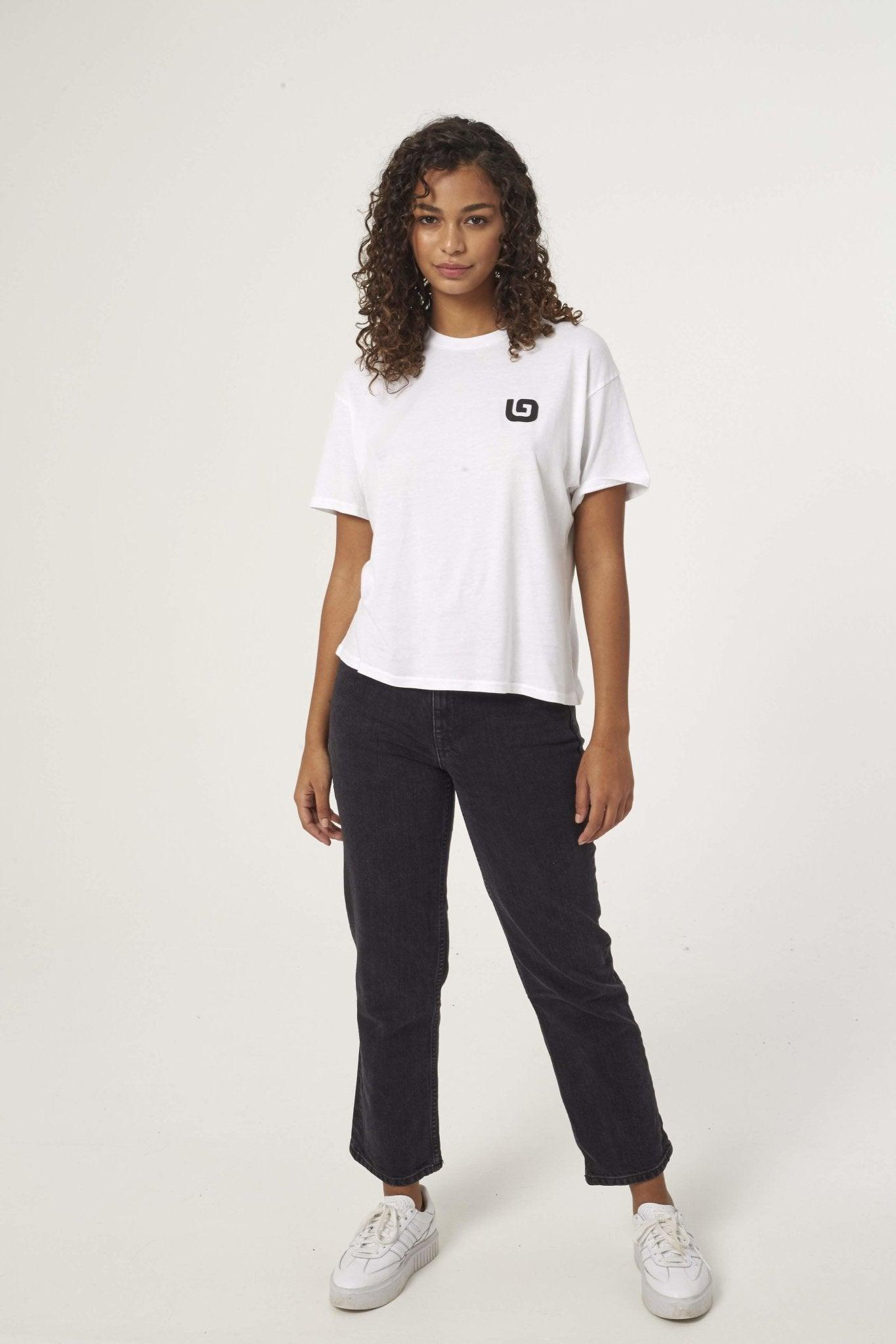 BWINDI 'G' STANDARD T - WHITE - THAT GORILLA BRAND