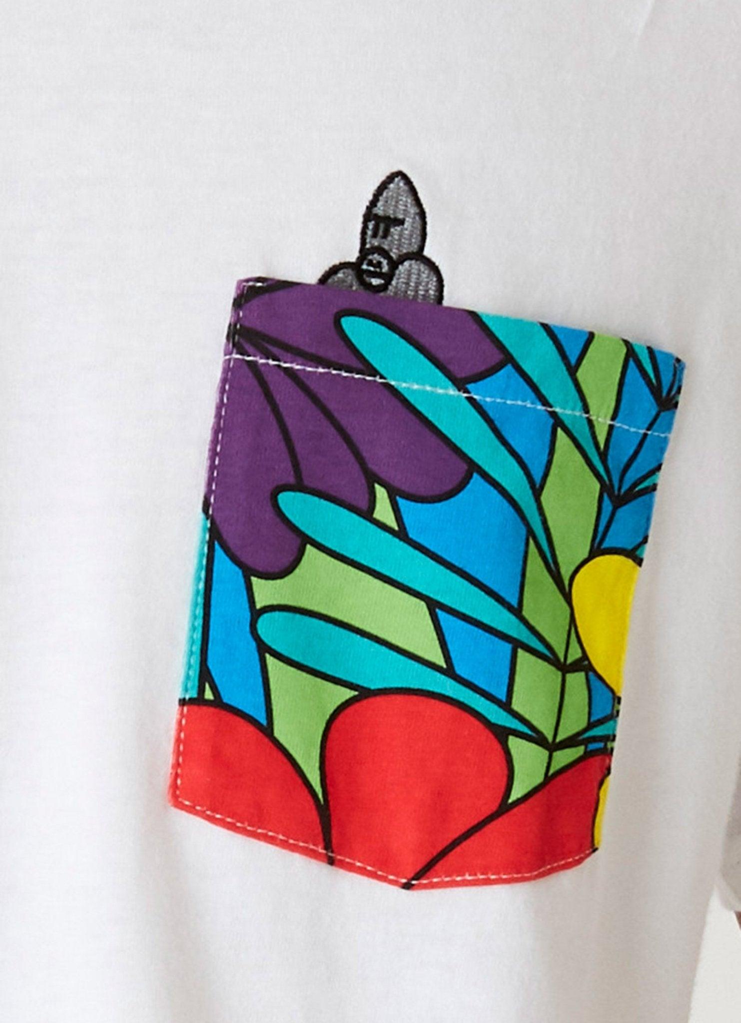 BWINDI POCKET T - WHITE - THAT GORILLA BRAND