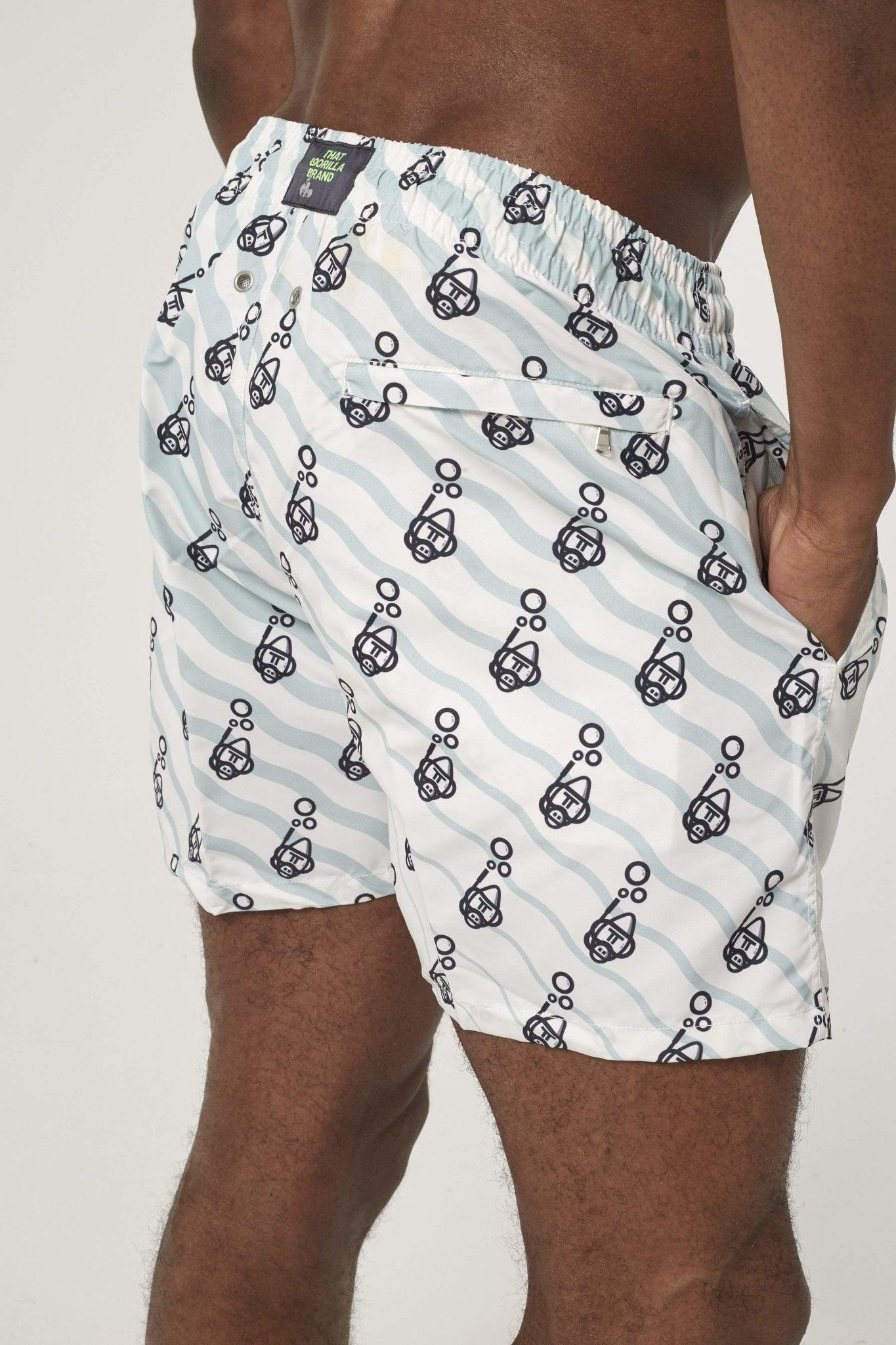 BWINDI SNORKELLING GORILLA PRINT TRUNKS - THAT GORILLA BRAND