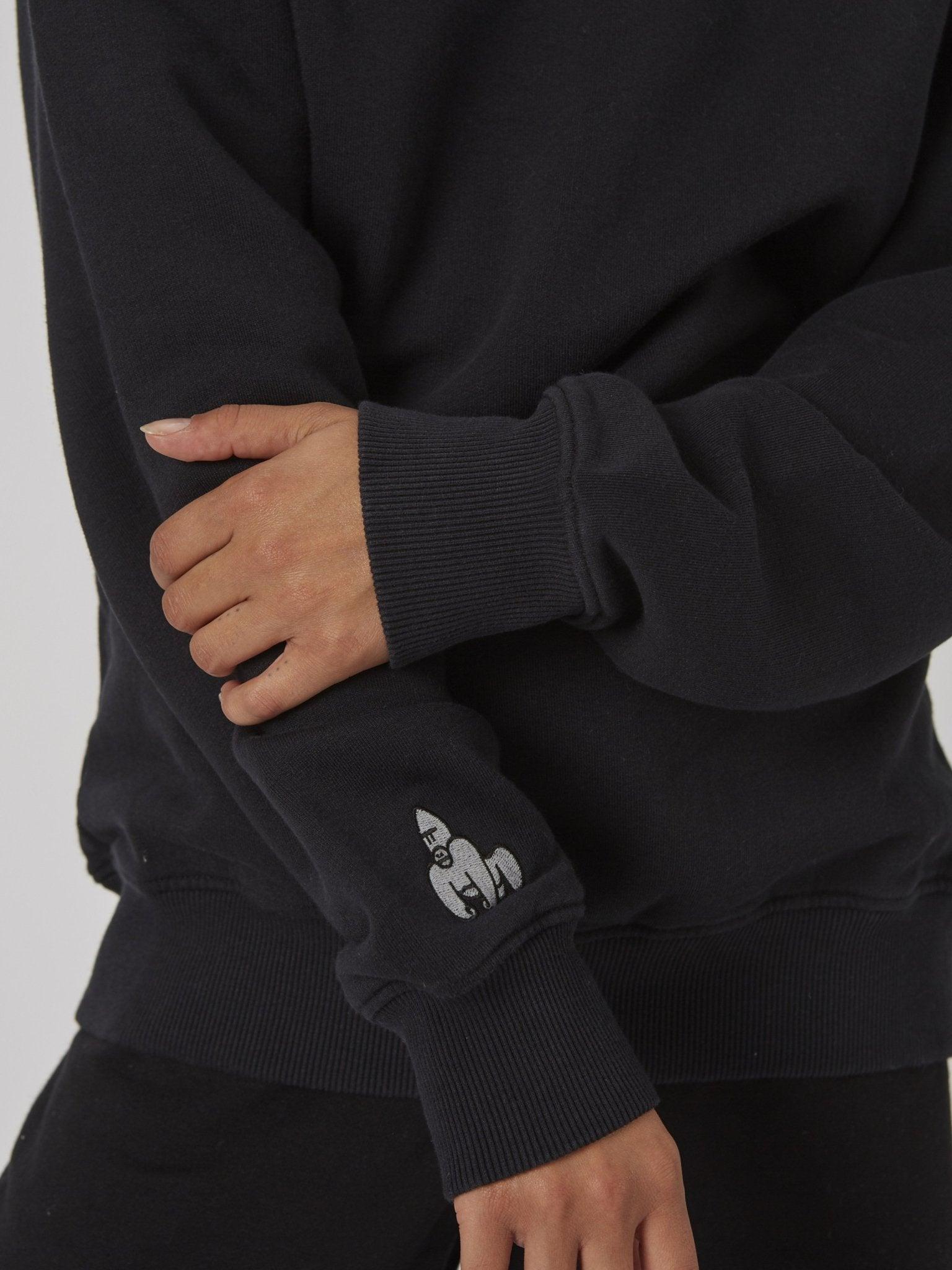 BWINDI SWEATSHIRT - BLACK - THAT GORILLA BRAND