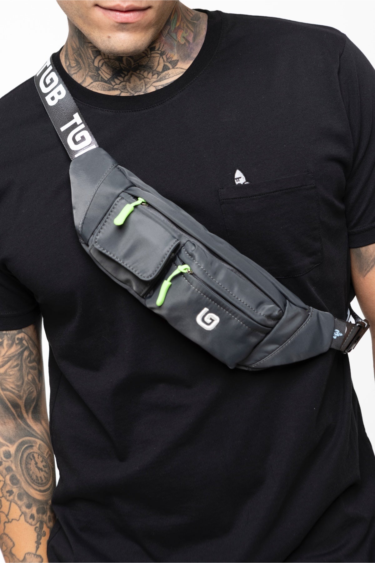 'G' WAISTBAG - GREY - THAT GORILLA BRAND