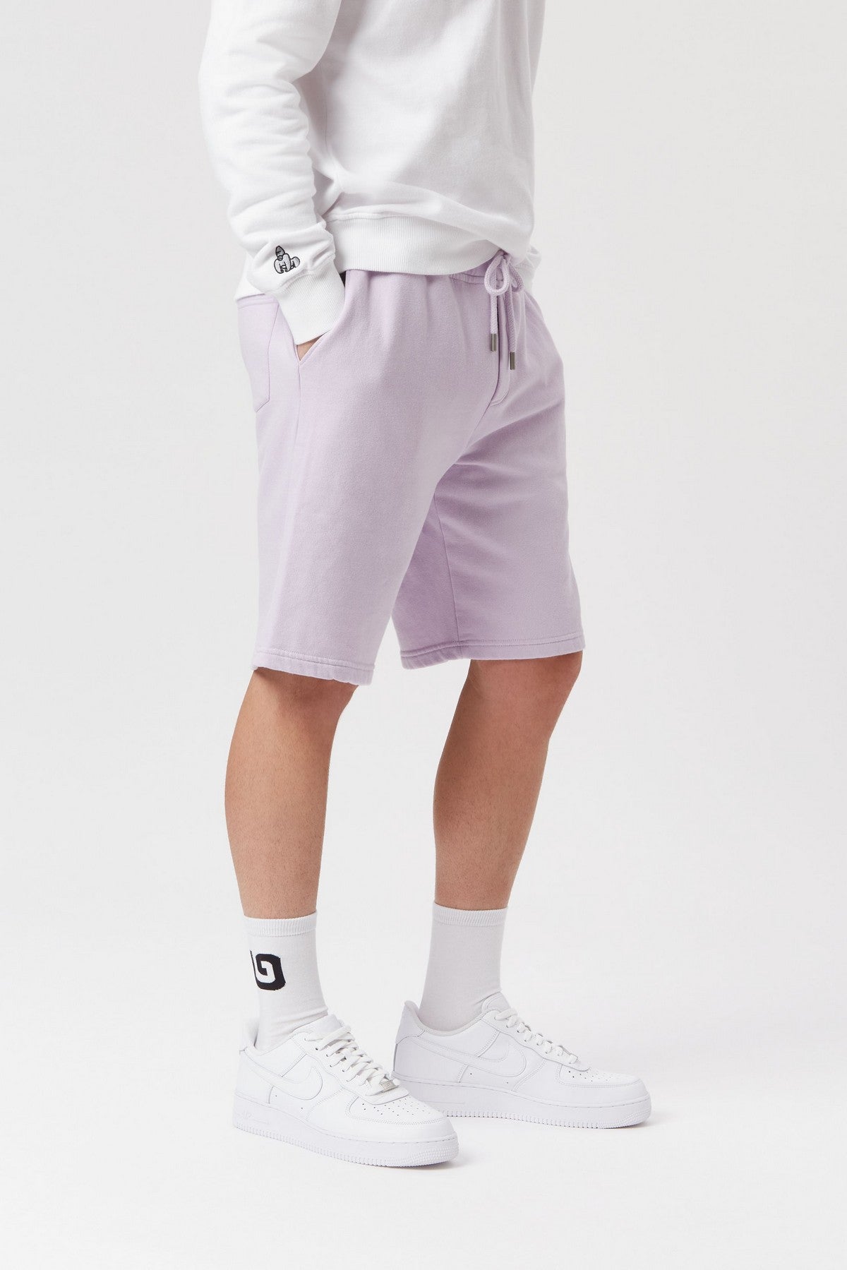 MAJI 'G' COLLECTION SHORTS - LILAC - THAT GORILLA BRAND