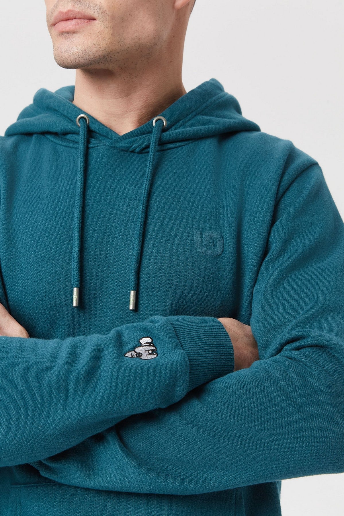 MAJI 'G' HOODY - DEEP TEAL - THAT GORILLA BRAND