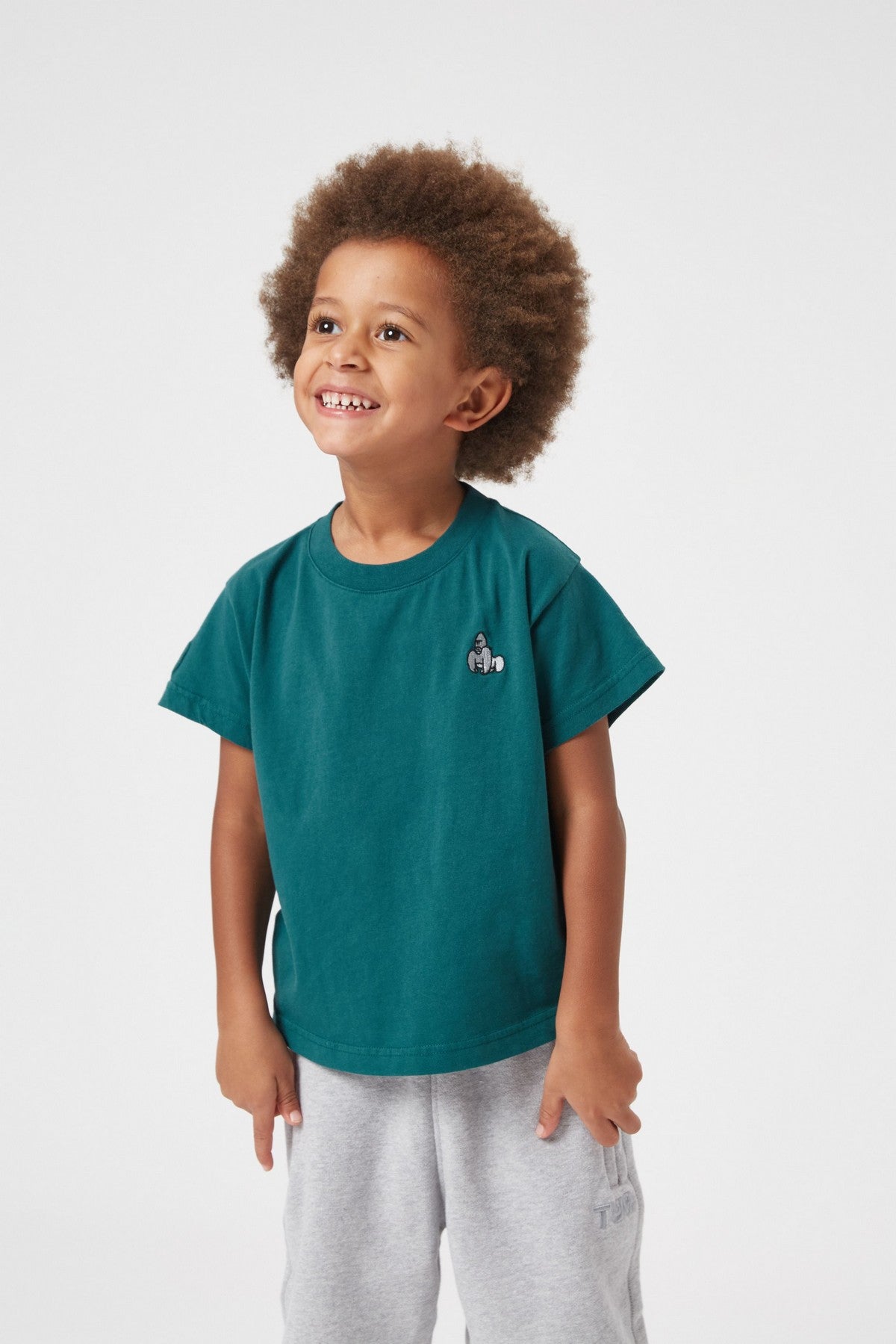 MAJI MINI ORIGINAL GORILLA T - DEEP TEAL - THAT GORILLA BRAND