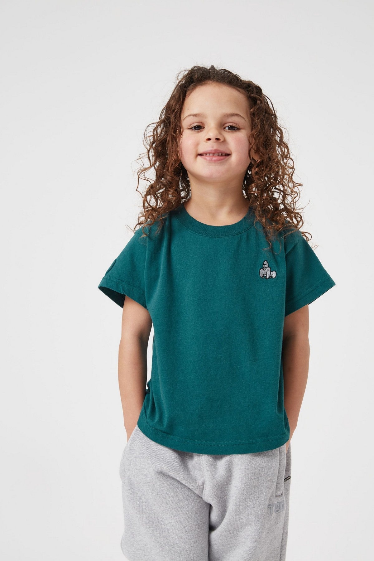 MAJI MINI ORIGINAL GORILLA T - DEEP TEAL - THAT GORILLA BRAND