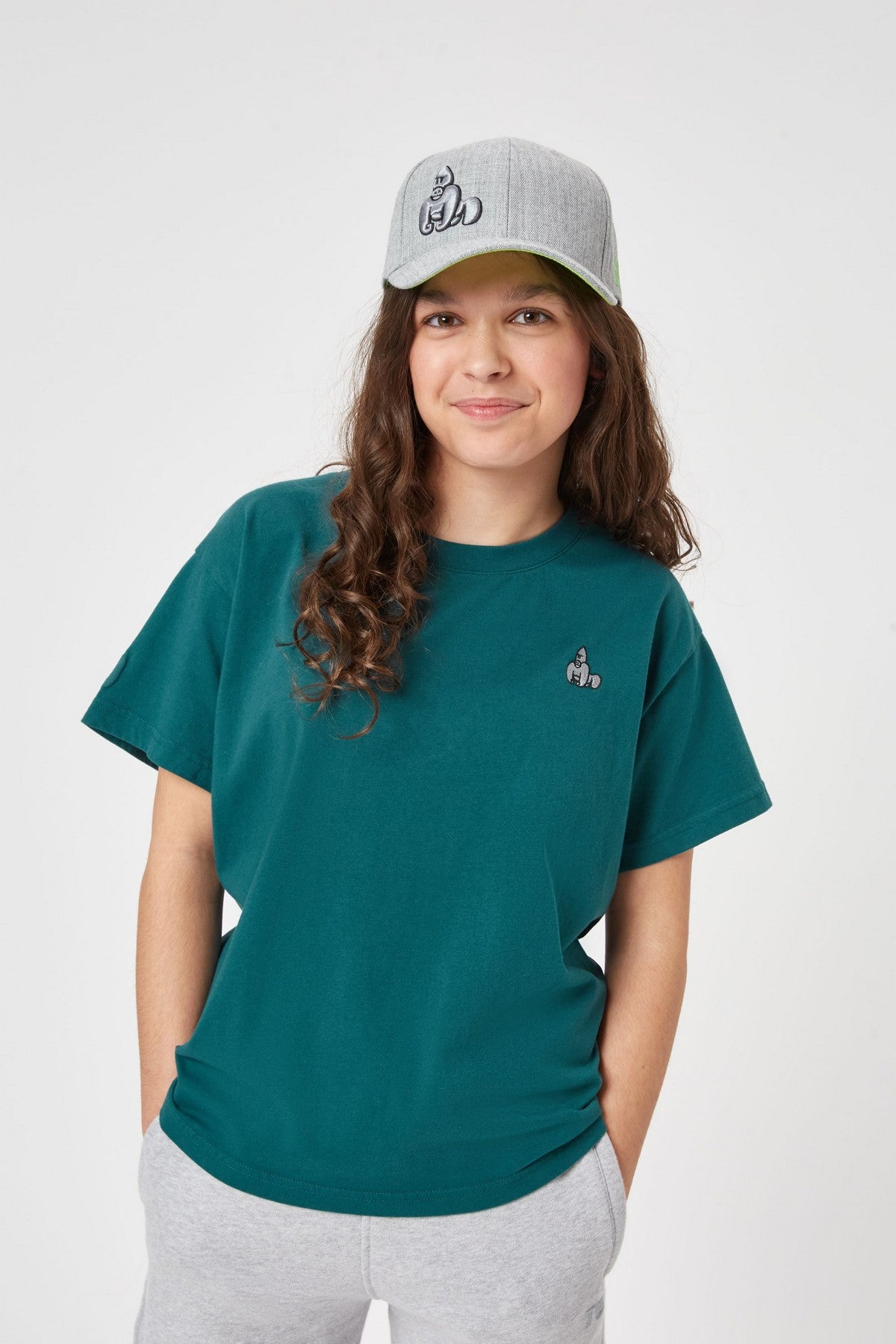 MAJI MINI ORIGINAL GORILLA T - DEEP TEAL - THAT GORILLA BRAND