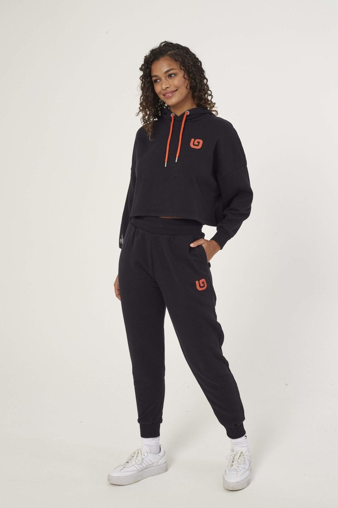 RAFIKI 'G' HOODY - BLACK - THAT GORILLA BRAND