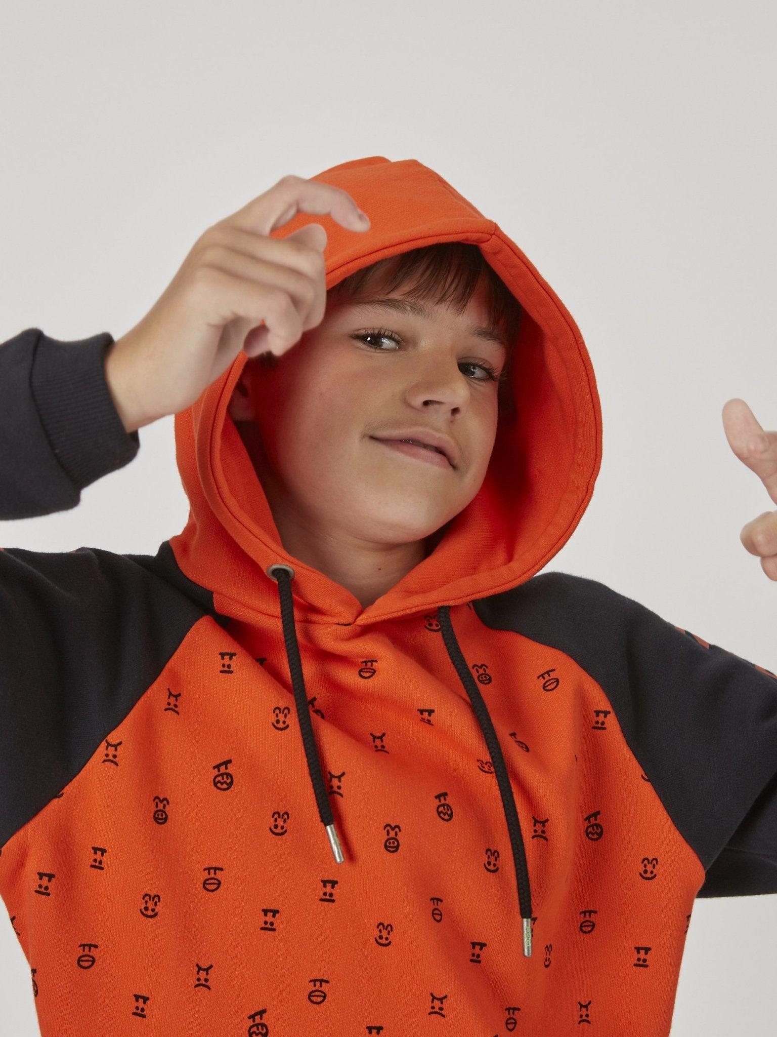 RAFIKI ORANGE GORILLA EXPRESSIONS HOODY (UNISEX) - THAT GORILLA BRAND