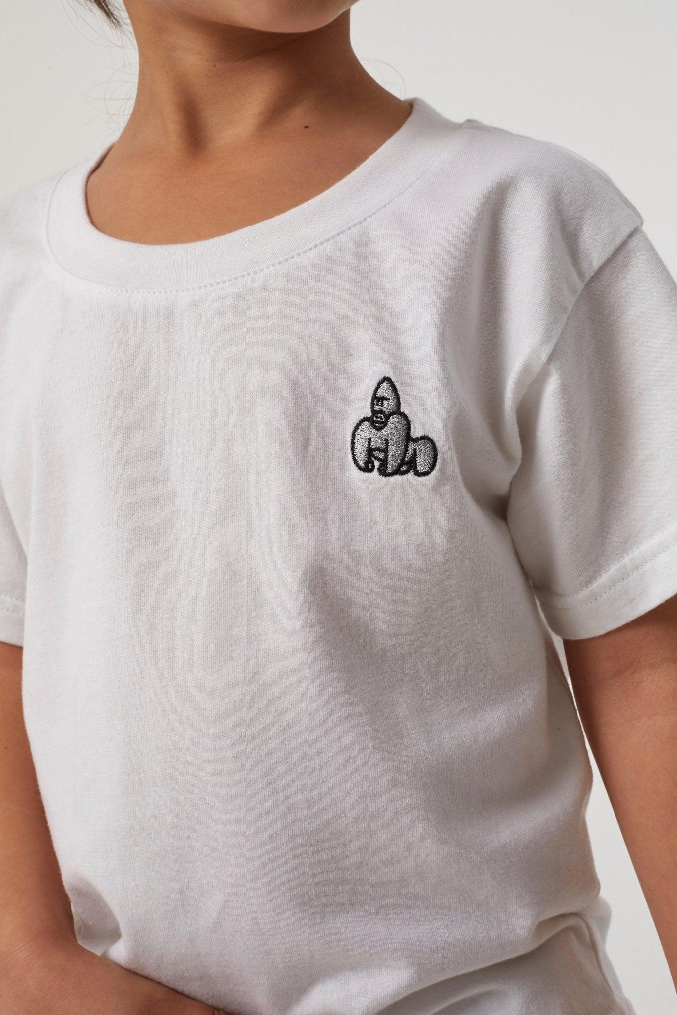 SILVERBACK MINI GORILLA T - WHITE - THAT GORILLA BRAND