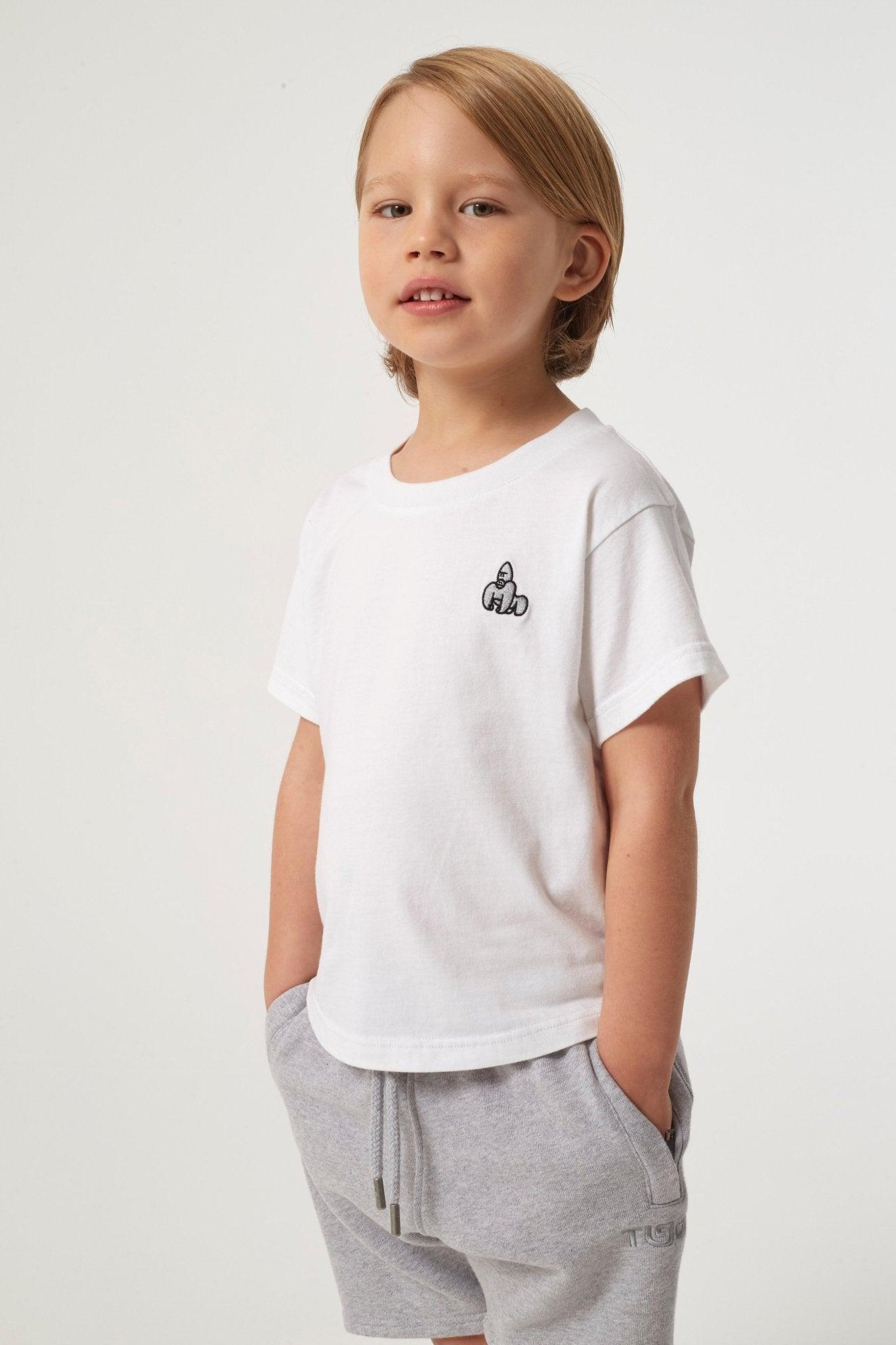 SILVERBACK MINI GORILLA T - WHITE - THAT GORILLA BRAND