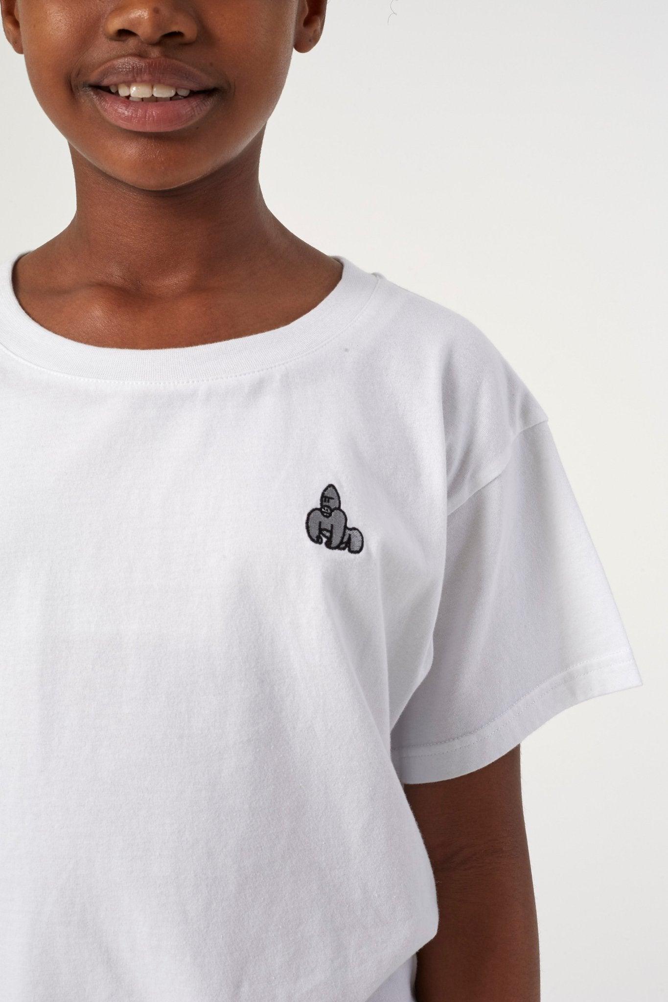 SILVERBACK MINI GORILLA T - WHITE - THAT GORILLA BRAND