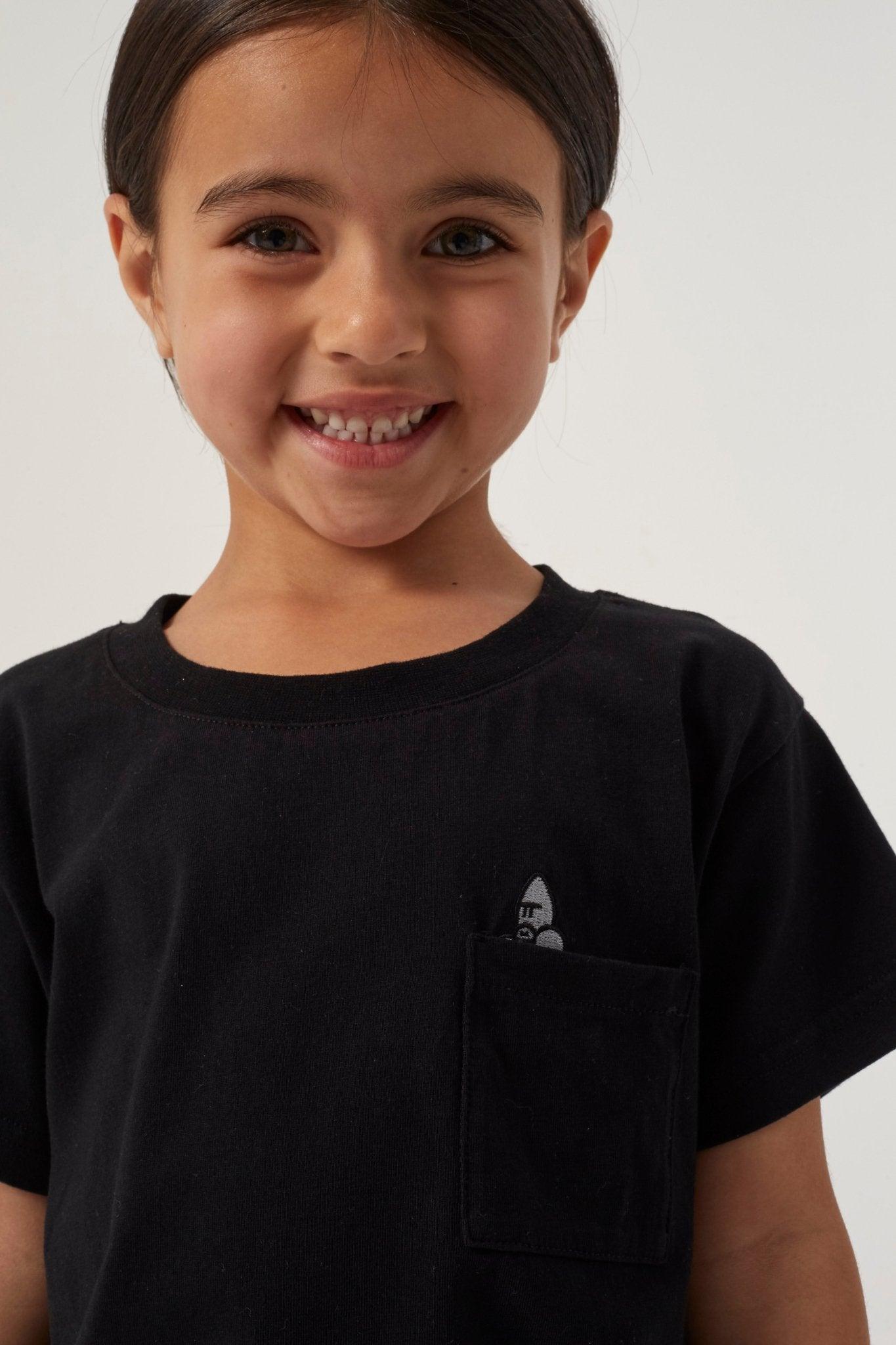 SILVERBACK POCKET T - BLACK - THAT GORILLA BRAND